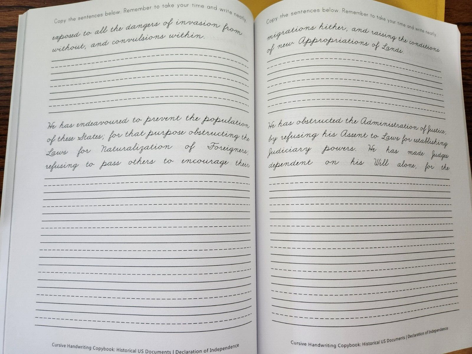 Learning Cursive: Handwriting Practice Workbook for Teens: New! Clean!