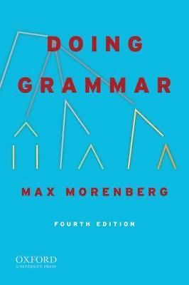 Doing Grammar: Fourth Edition – paperback, 9780195387292, Max Morenberg