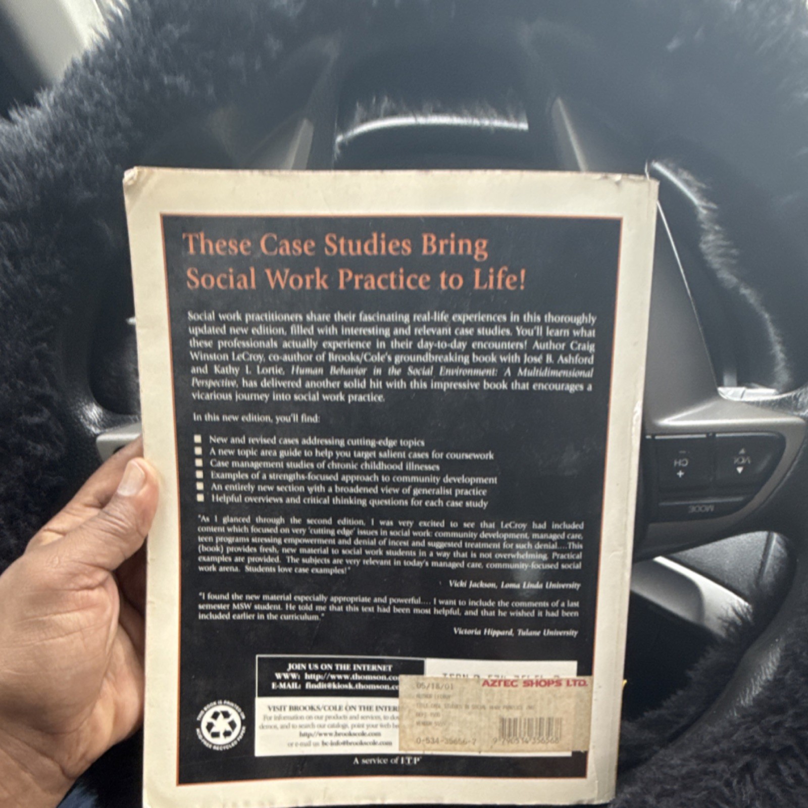 Craig Winston LeCroy Case Studies in Social Work Practice 2nd Ed Paperback 1999