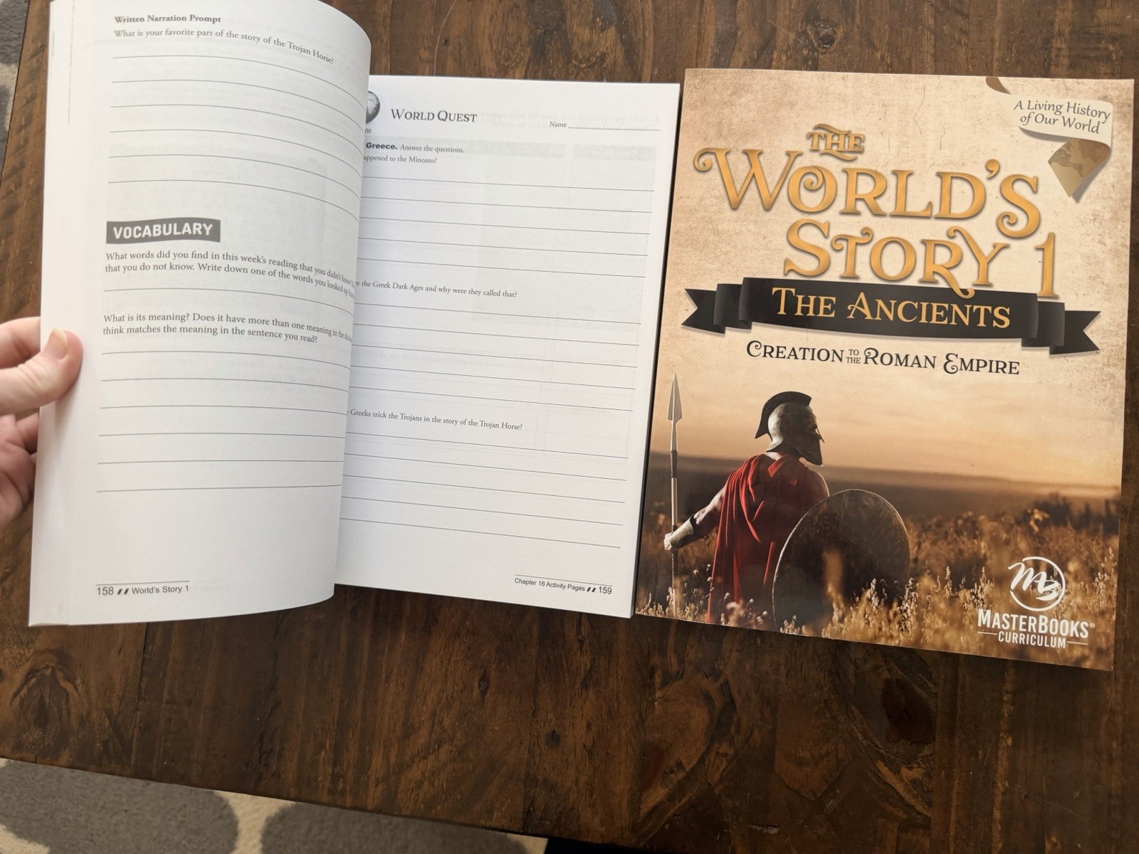 Master Books The World’s Story 1: The Ancients Teacher + Student Pages PB