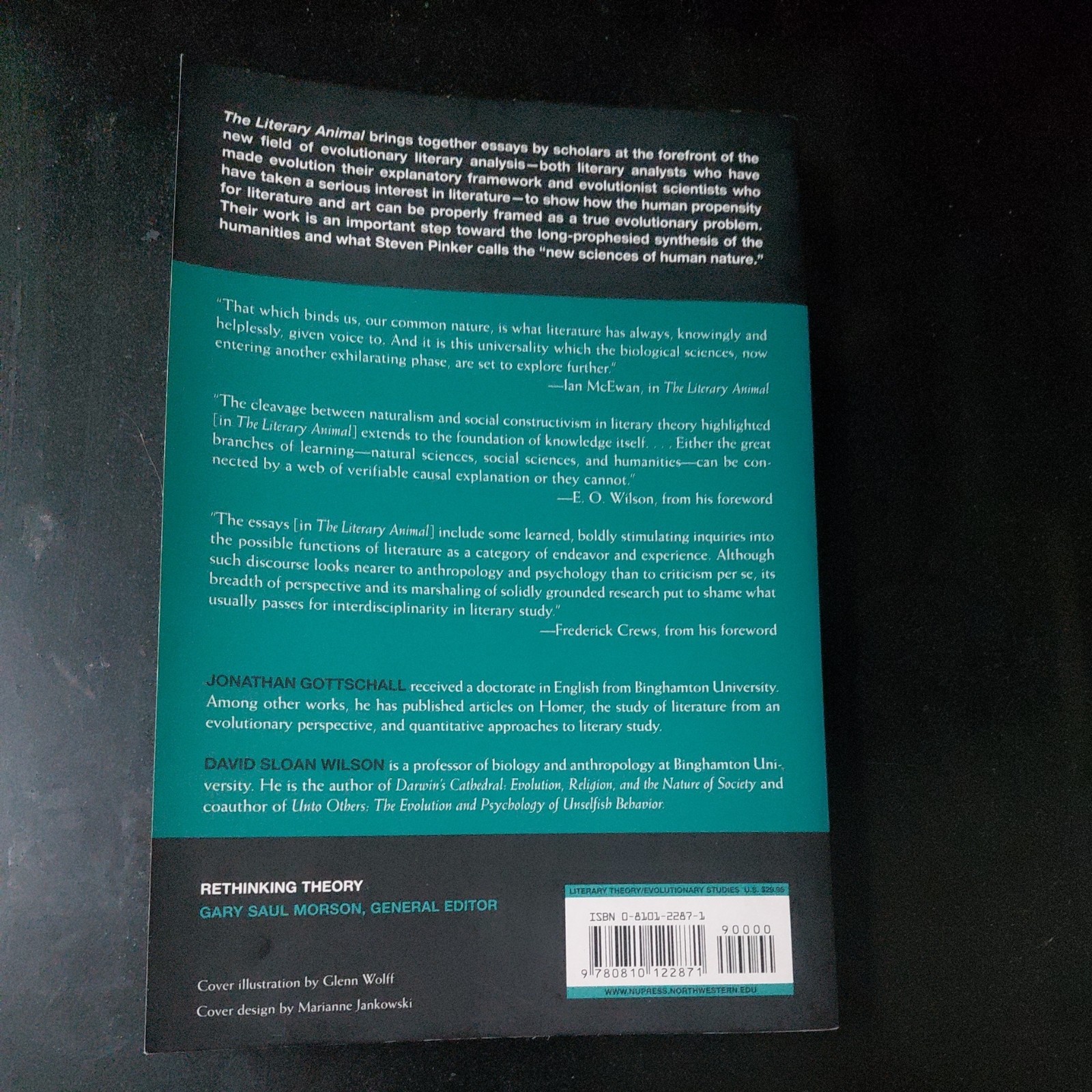 Rethinking Theory Ser.: Literary Animal : Evolution and the Nature of Narrative