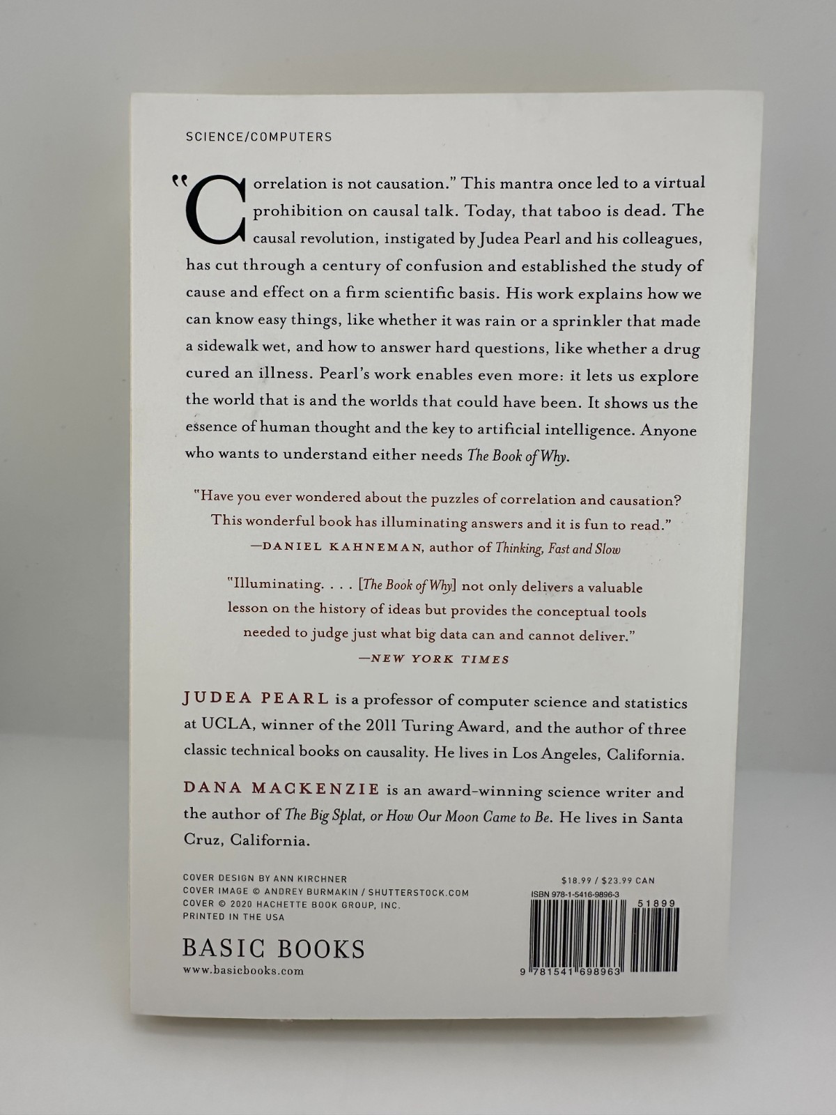 The Book of Why: The New Science of Cause and Effect – Judea Pearl – Paperback