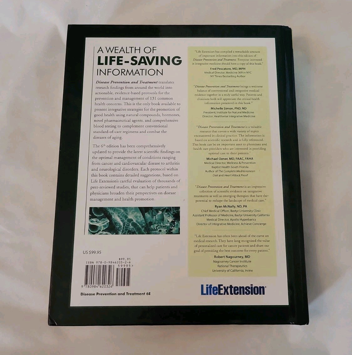 Disease Prevention and Treatment, 6th Ed Hardcover Life Extension