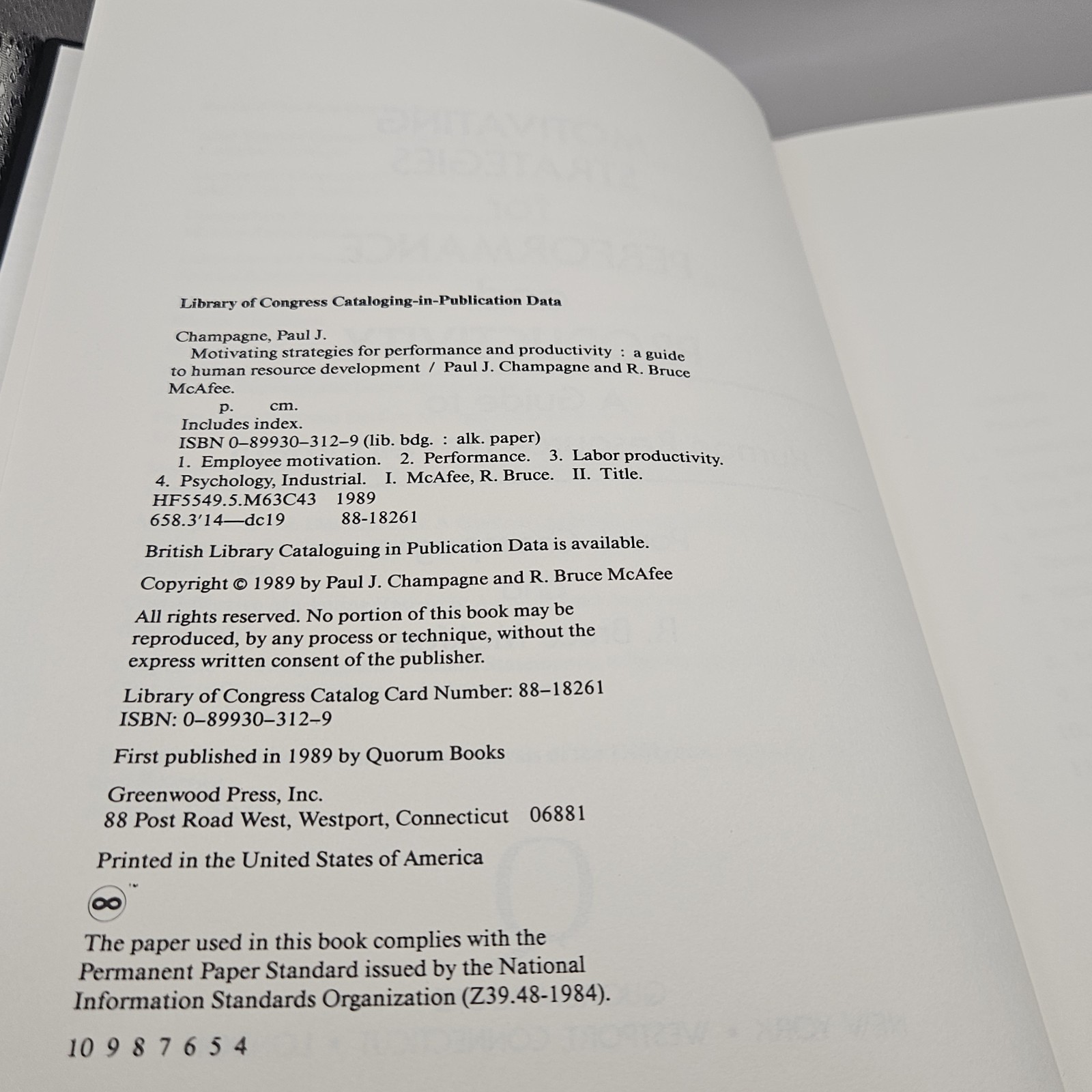 Motivating Strategies for Performance and Productivity : A Guide to Human…
