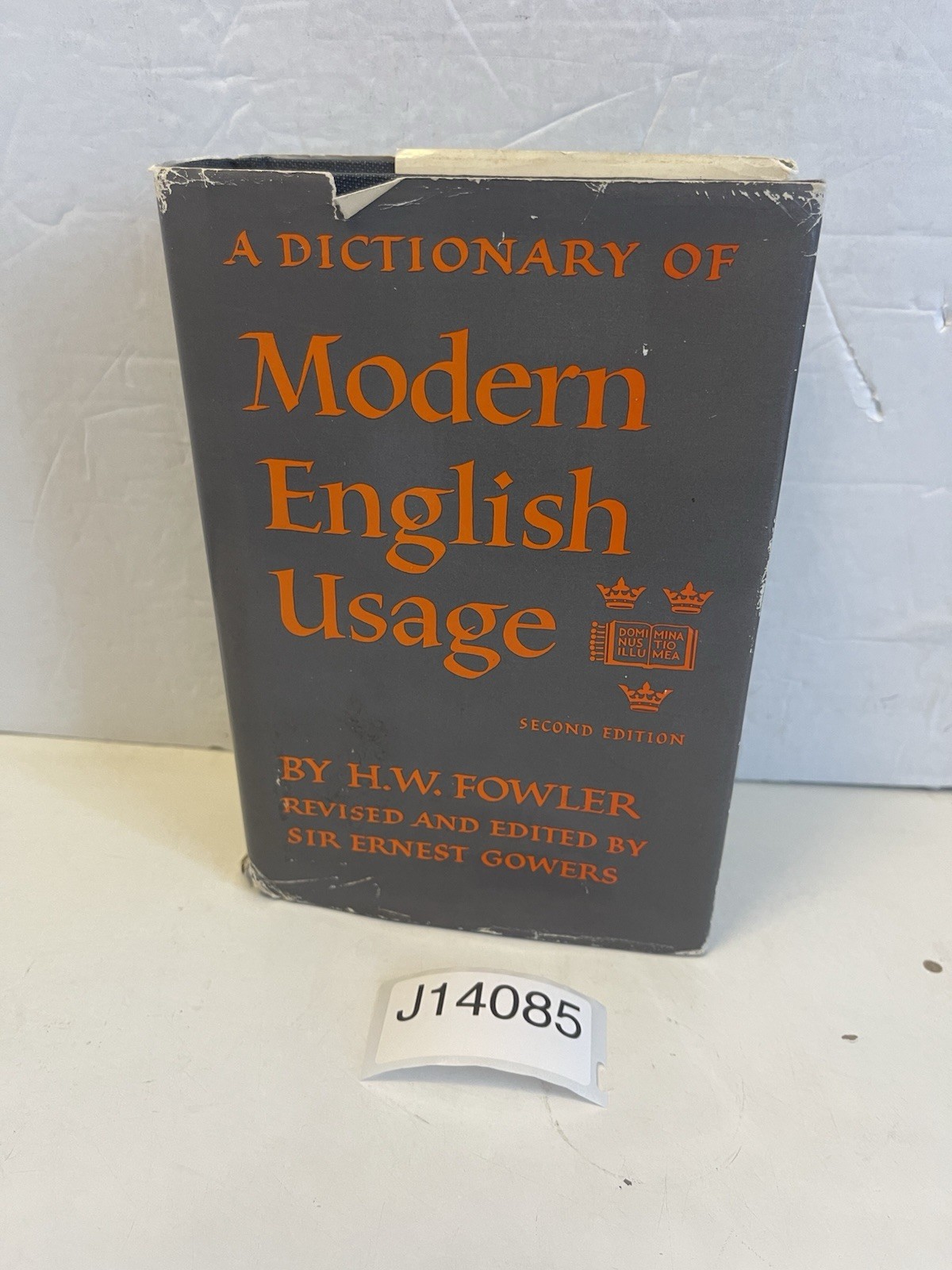 Dictionary of Modern English Usage by H. W. Fowler (1987, Hardcover Dust Jacket)