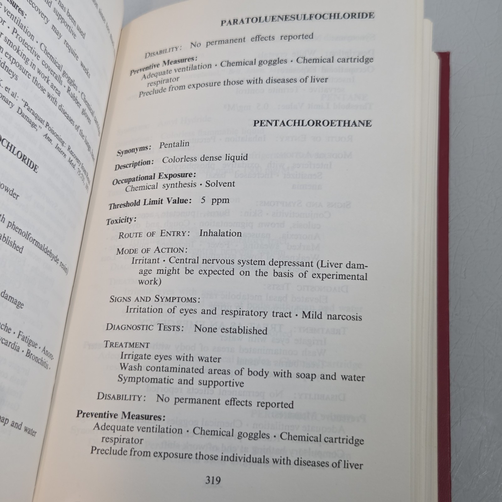 Handbook of Industrial Toxicology by E. R. Plunkett 1976 Hardcover