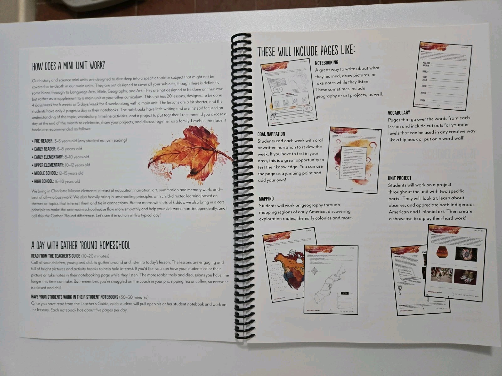Gather Round Homeschool – US History 1 – A New World – Teacher’s Guide