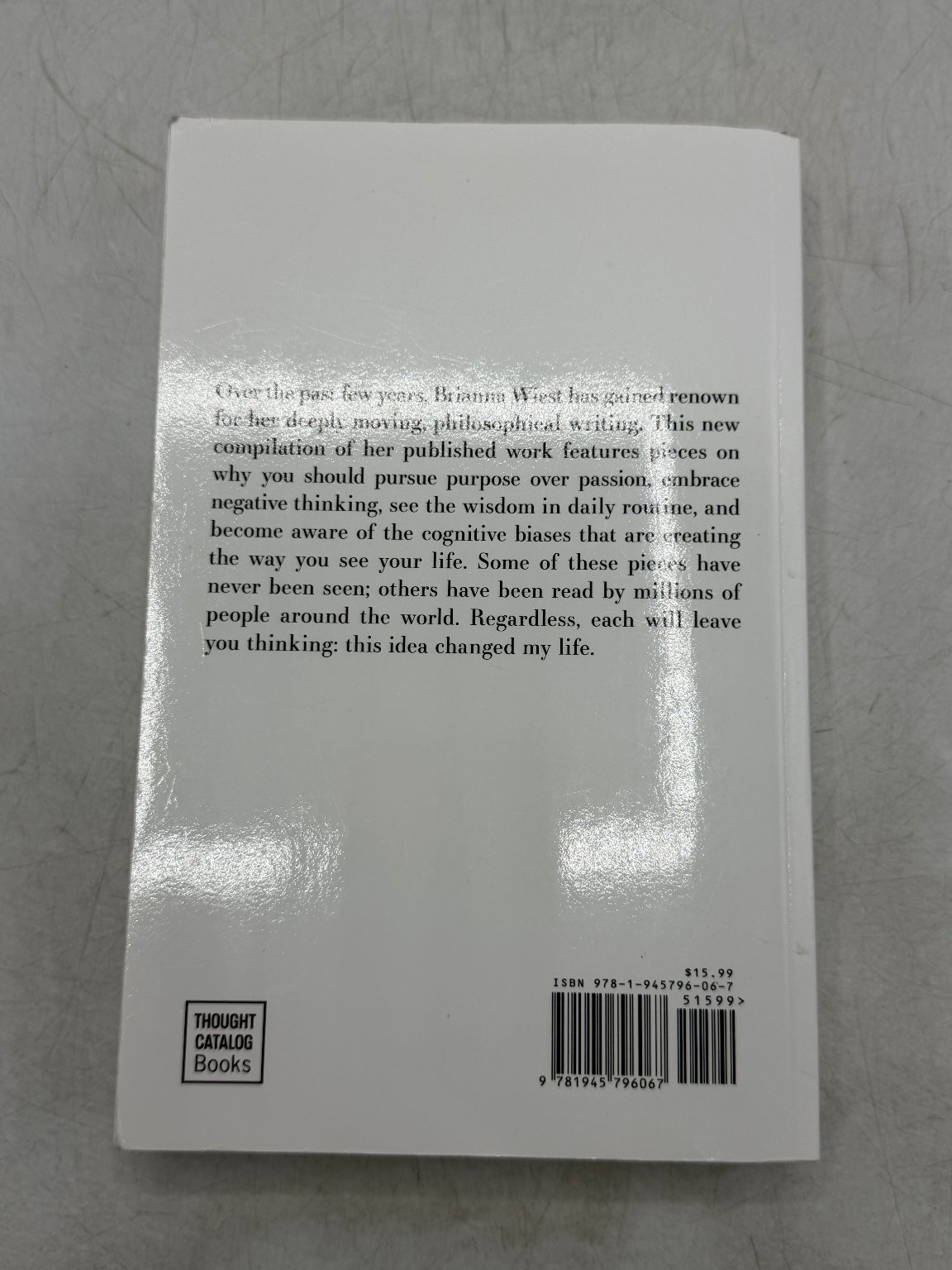 101 ESSAYS that will CHANGE the way YOU THINK Brianna Wiest 2017 Self-Help