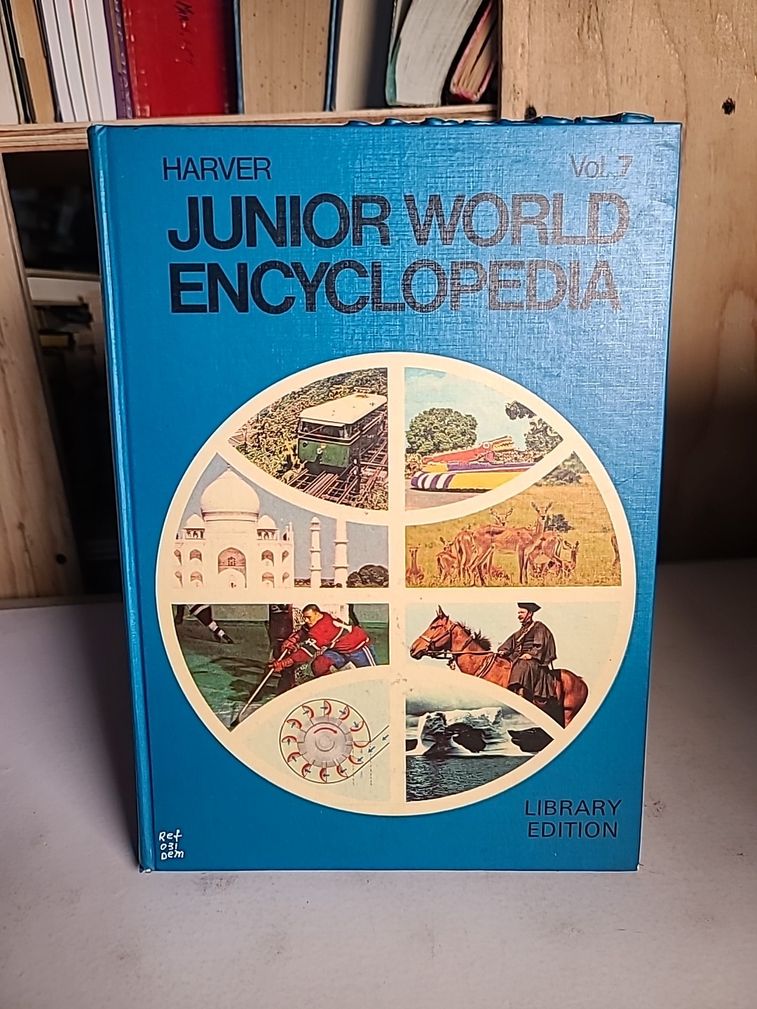 Harver Junior World Encyclopedia Complete Set 16 Volumes Hardcover Atlas Index