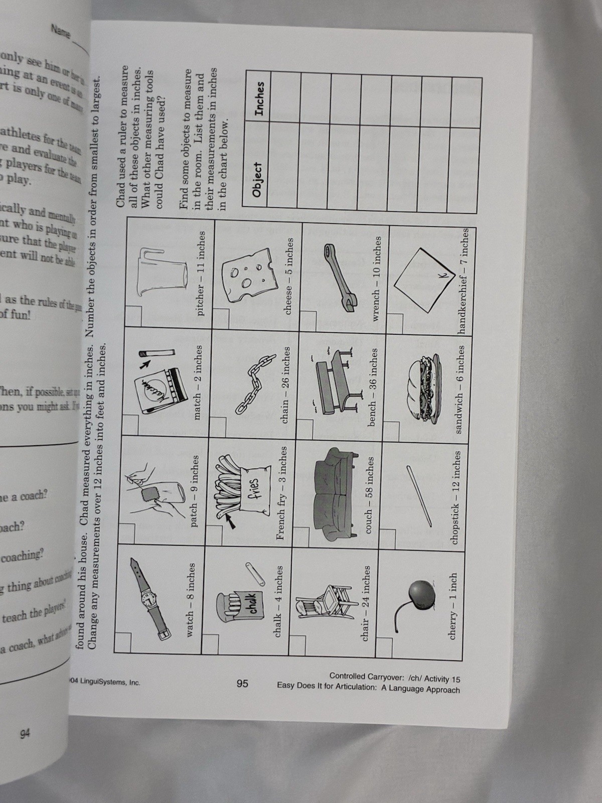 Easy Does It for Articulation Language Approach Materials Book Therapy Manua