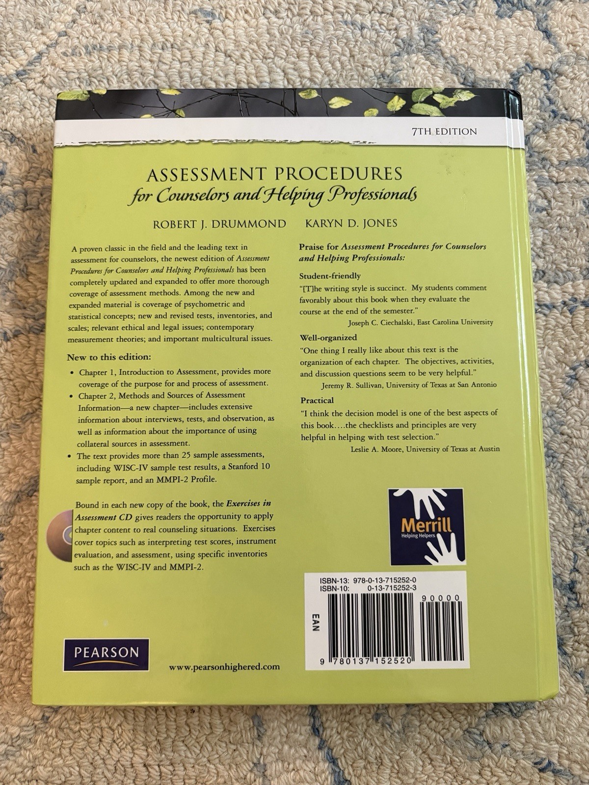 Assessment Procedures for Counselors and Helping Professionals, Seventh Edition