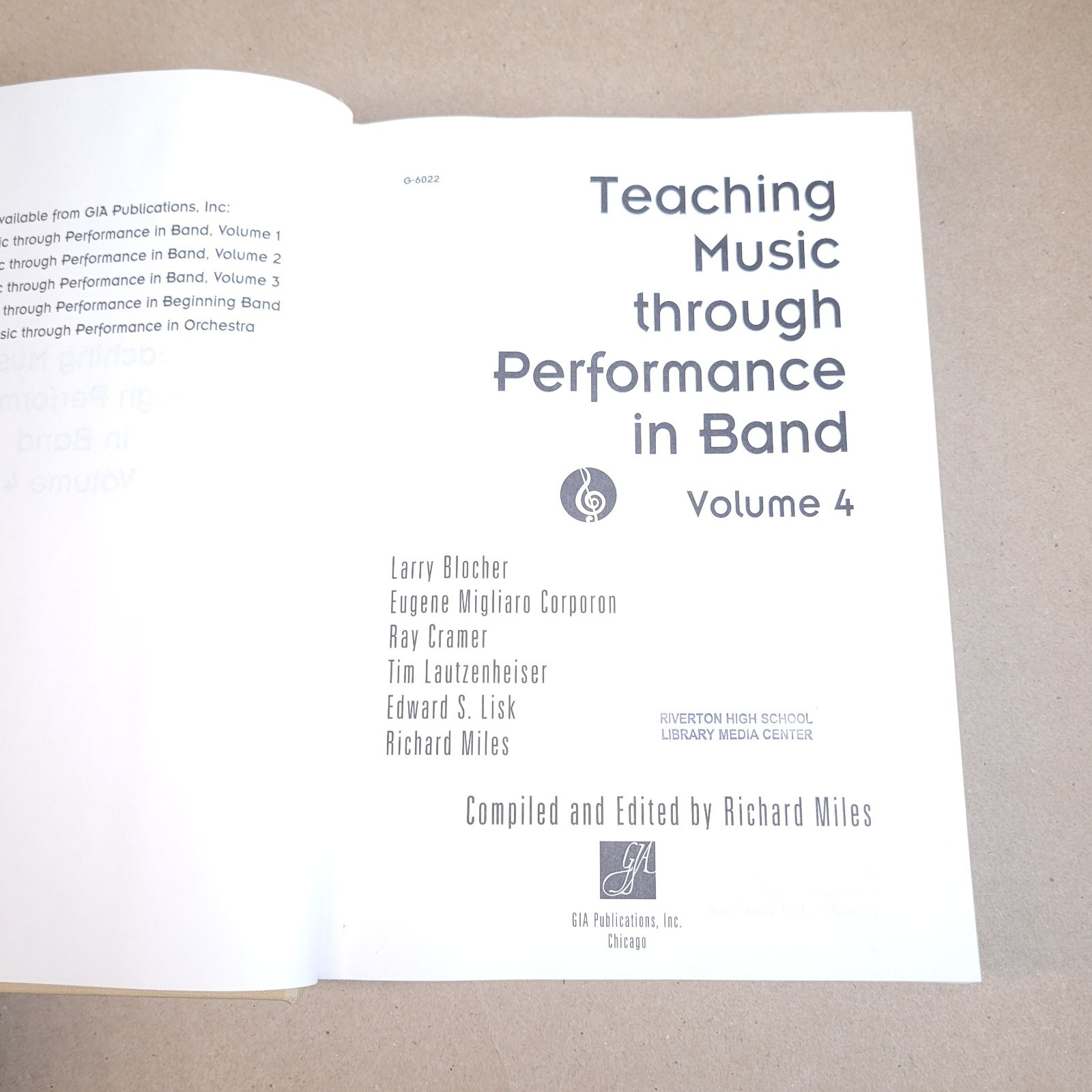 Teaching Music Through Performance in Band: 4
