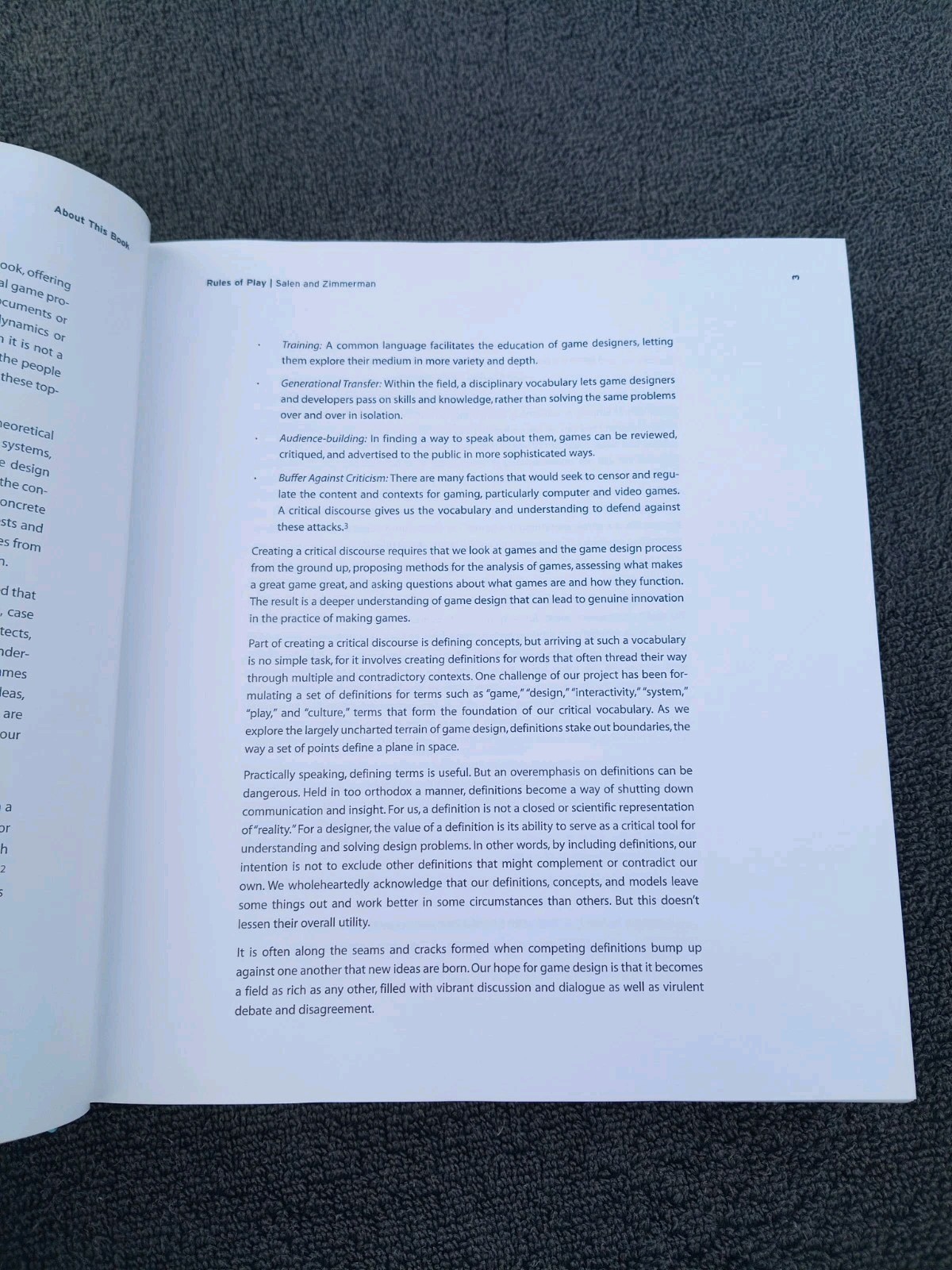 Rules of Play: Game Design Fundamentals Exc Cnd Ex-Library Hardcover Katie Salen