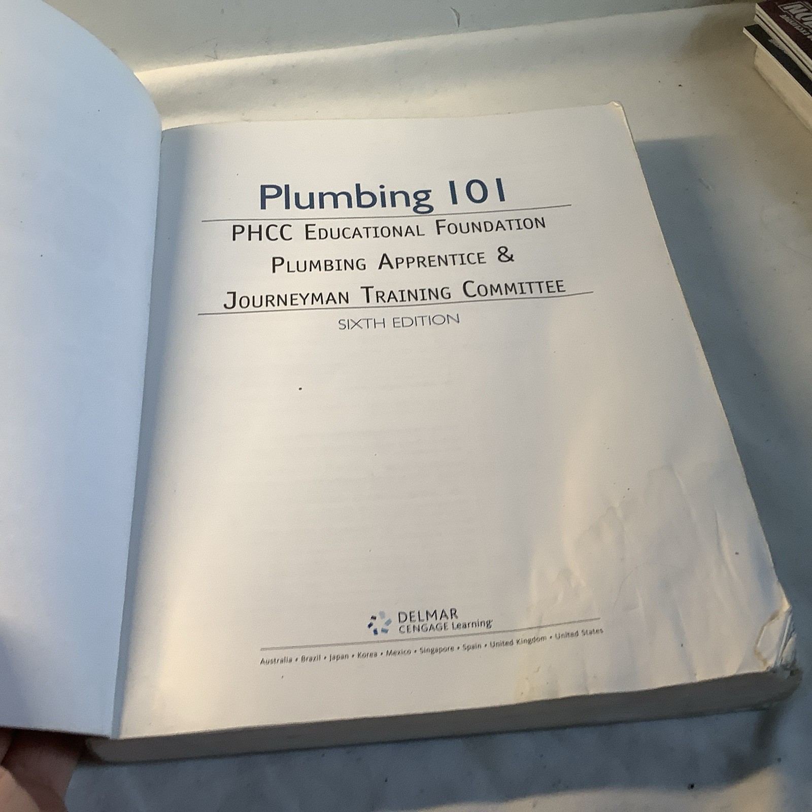 Plumbing 101 – Paperback, by PHCC Educational Foundation; Moore – DESCRIPTION