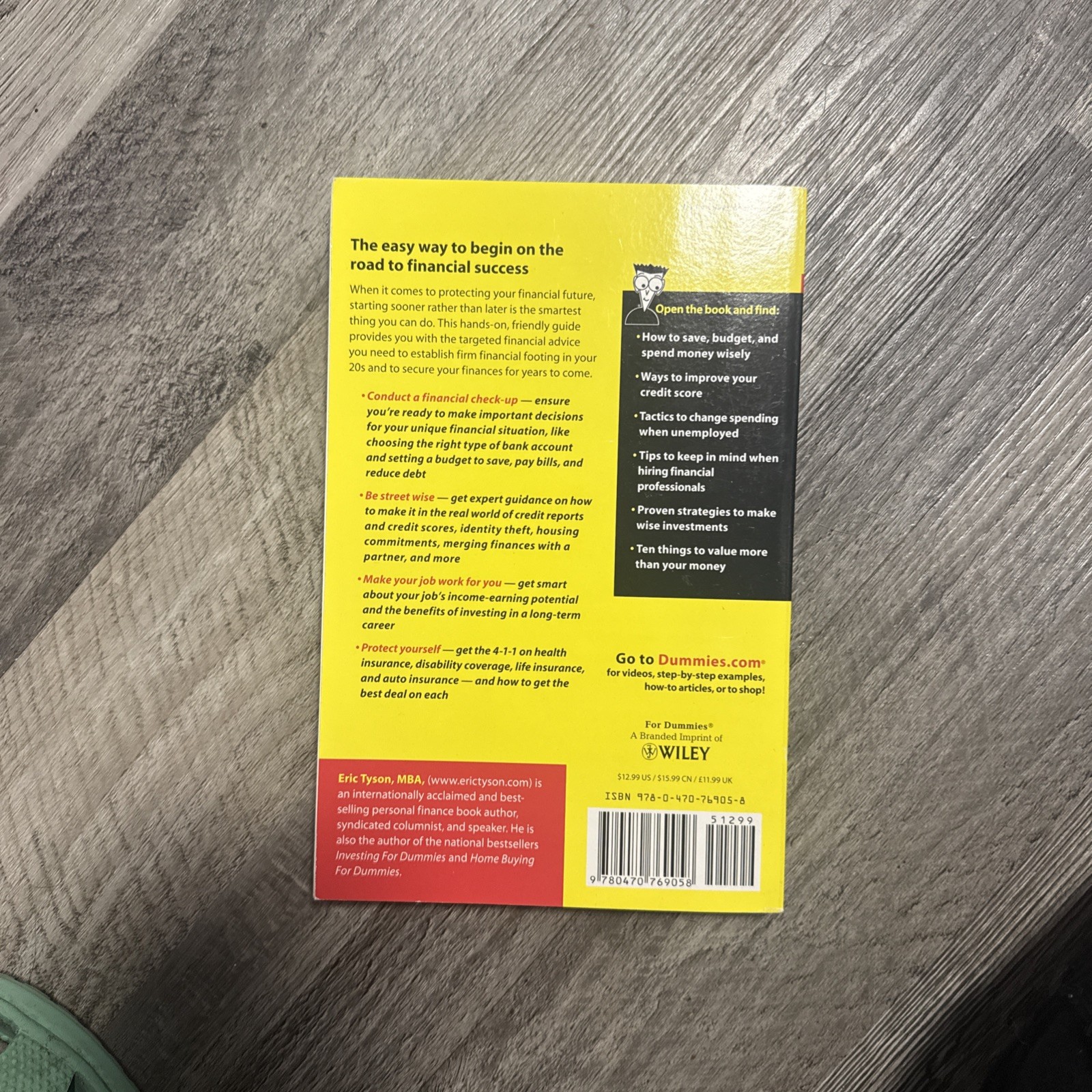 Personal Finance in Your 20s for Dummies® by Eric Tyson (2011, Trade Paperback)