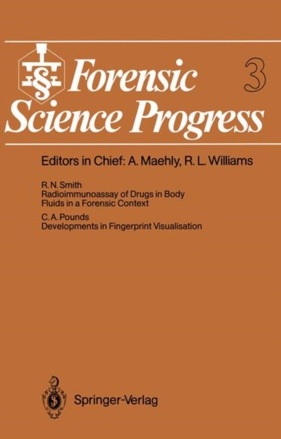 Pounds – Forensic Science Progress Volume 3 – New paperback or softb – X555z