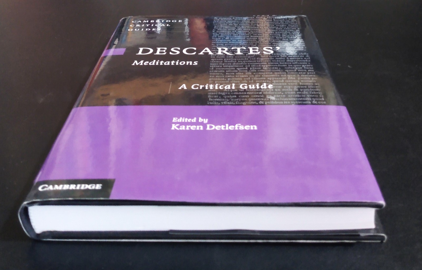 DESCARTES’ MEDITATIONS A Critical Guide – Karen Detlefsen (hc/dj) 2013