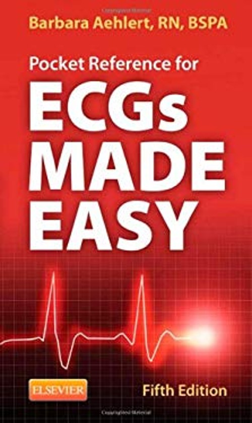 Pocket Reference for ECGs Made Easy Paperback Barbara J. Aehlert