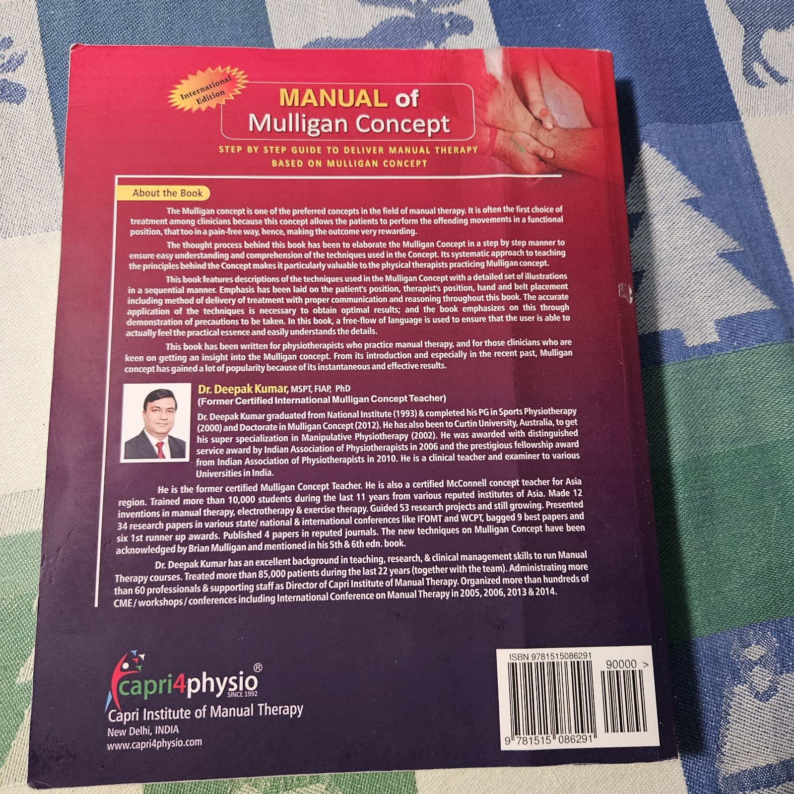 Manual of Mulligan Concept : International Edition by Deepak Kumar (2014, Trade