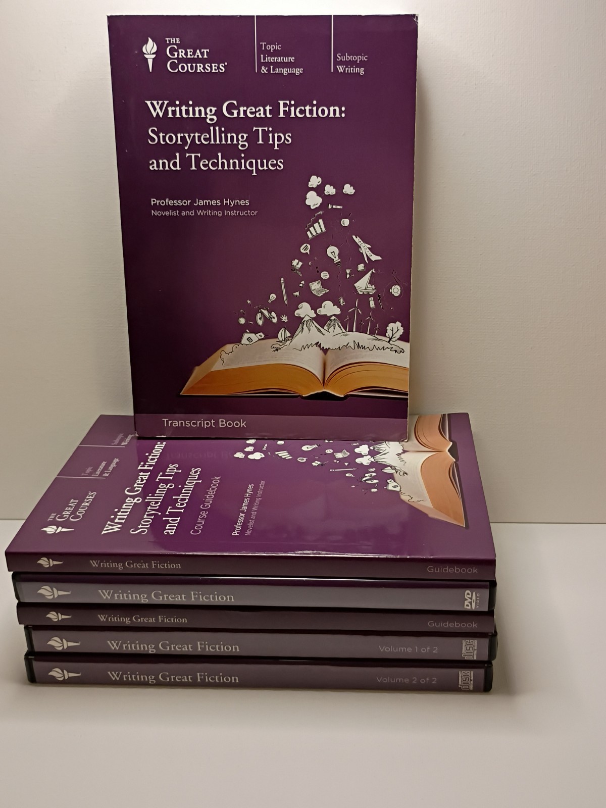 The Great Courses: Writing Great Fiction: Storytelling Tips,, DVDs + Audio CDs