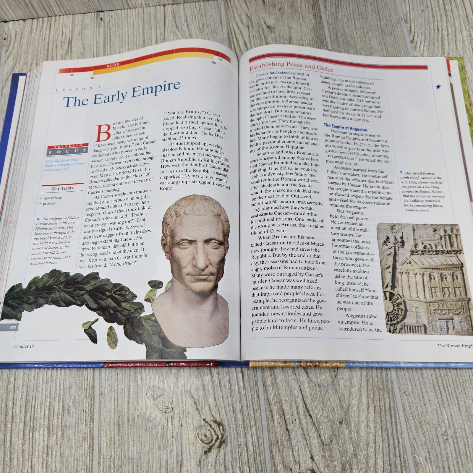 A Message of Ancient Days Houghton Mifflin Social Studies World History Hardcove