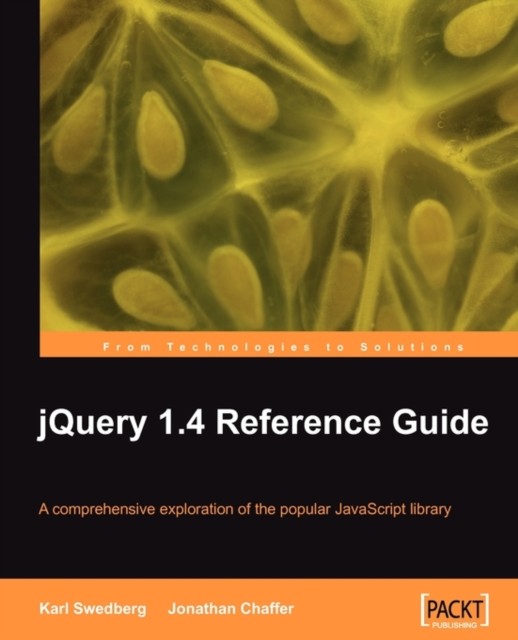 Swedberg – Jquery 1.4 Reference Guide – paperback or softback – E555z