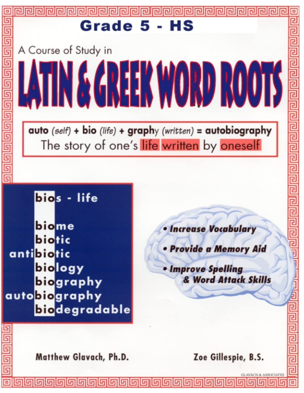 A Course of Study in LATIN AND GREEK WORD ROOTS, Grade 5 – HS