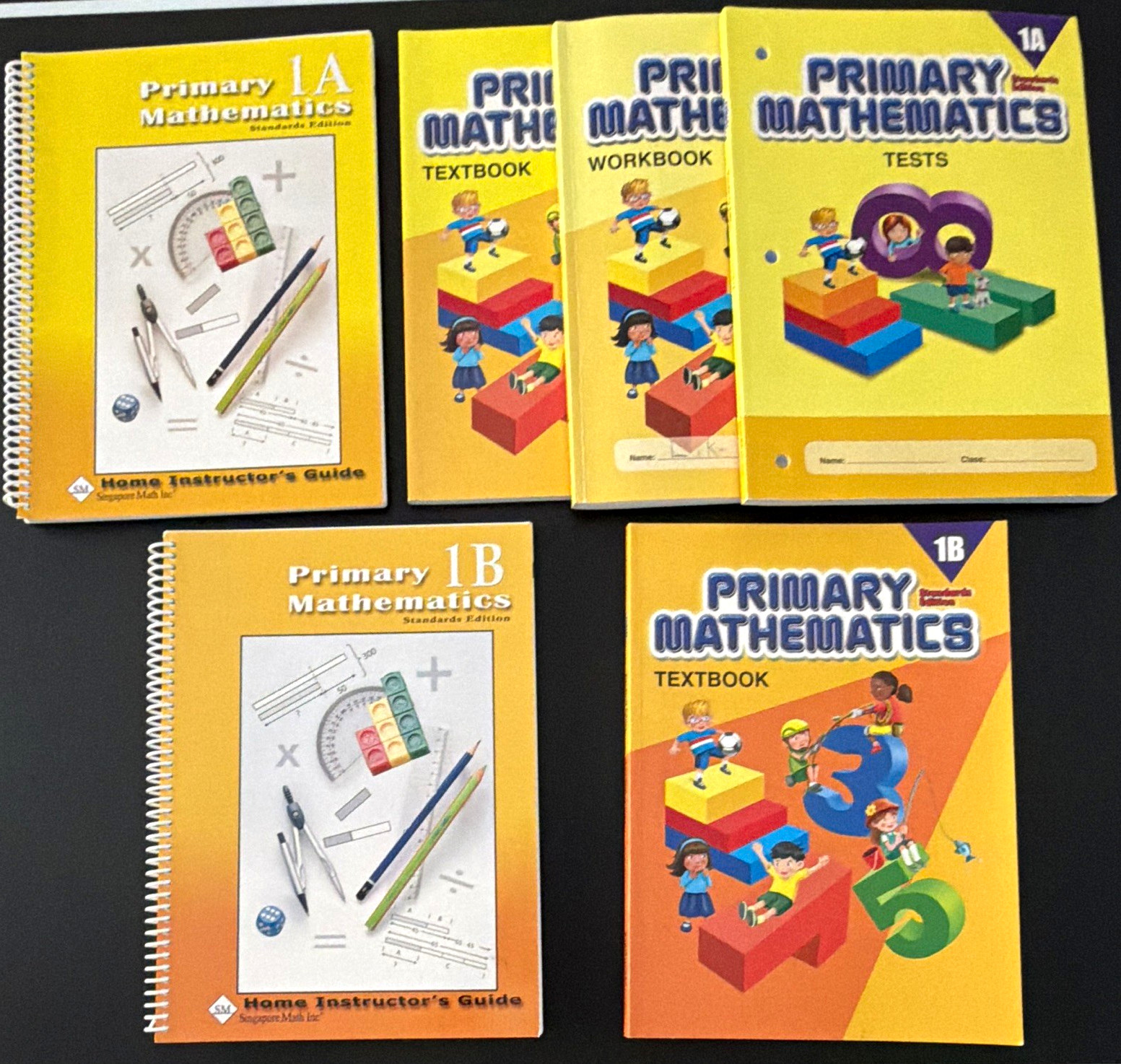 Singapore Math Primary Mathematics 1A & 1B Standards Edition