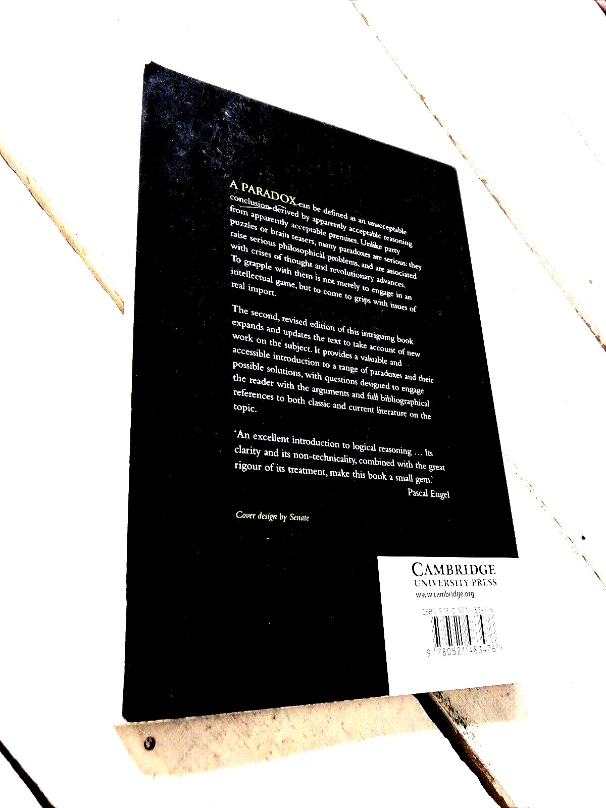 Paradoxes R M Sainsbury Philosophy Paperback