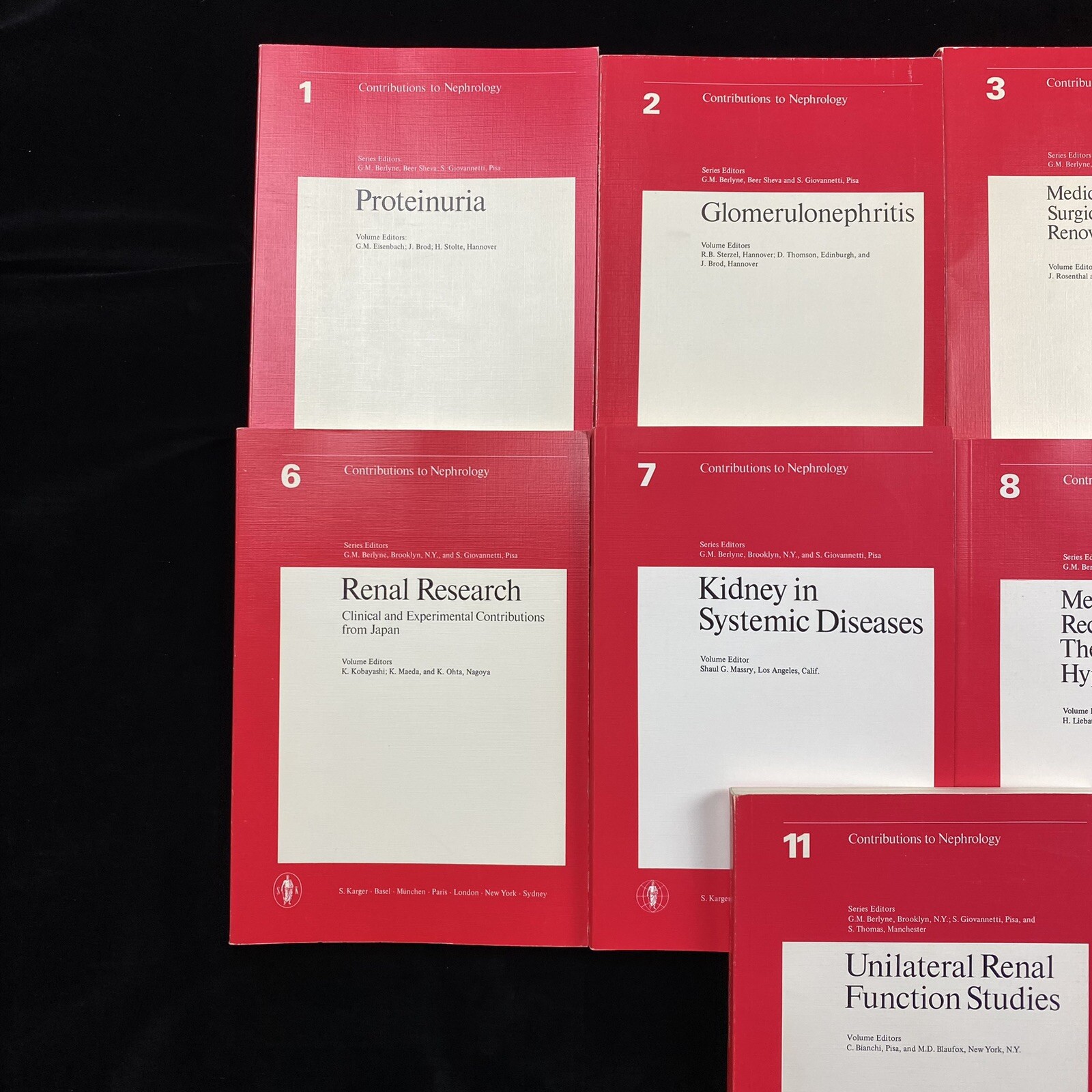 Contributions To Nephrology 5th Nephrological Symposium Hannover 1977 Vol. 1-12