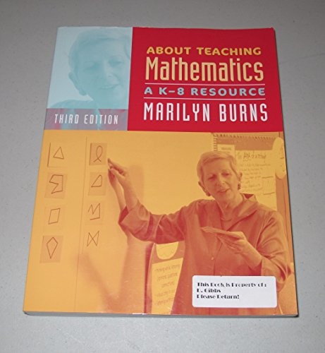 About Teaching Mathematics: A K-8 Resource, 3rd Edition – Paperback – VERY GOOD