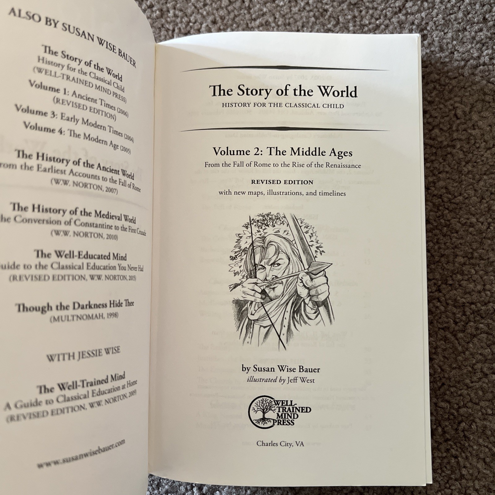 The Story of the World Volume 2 The Middle Ages Revised Edition Book