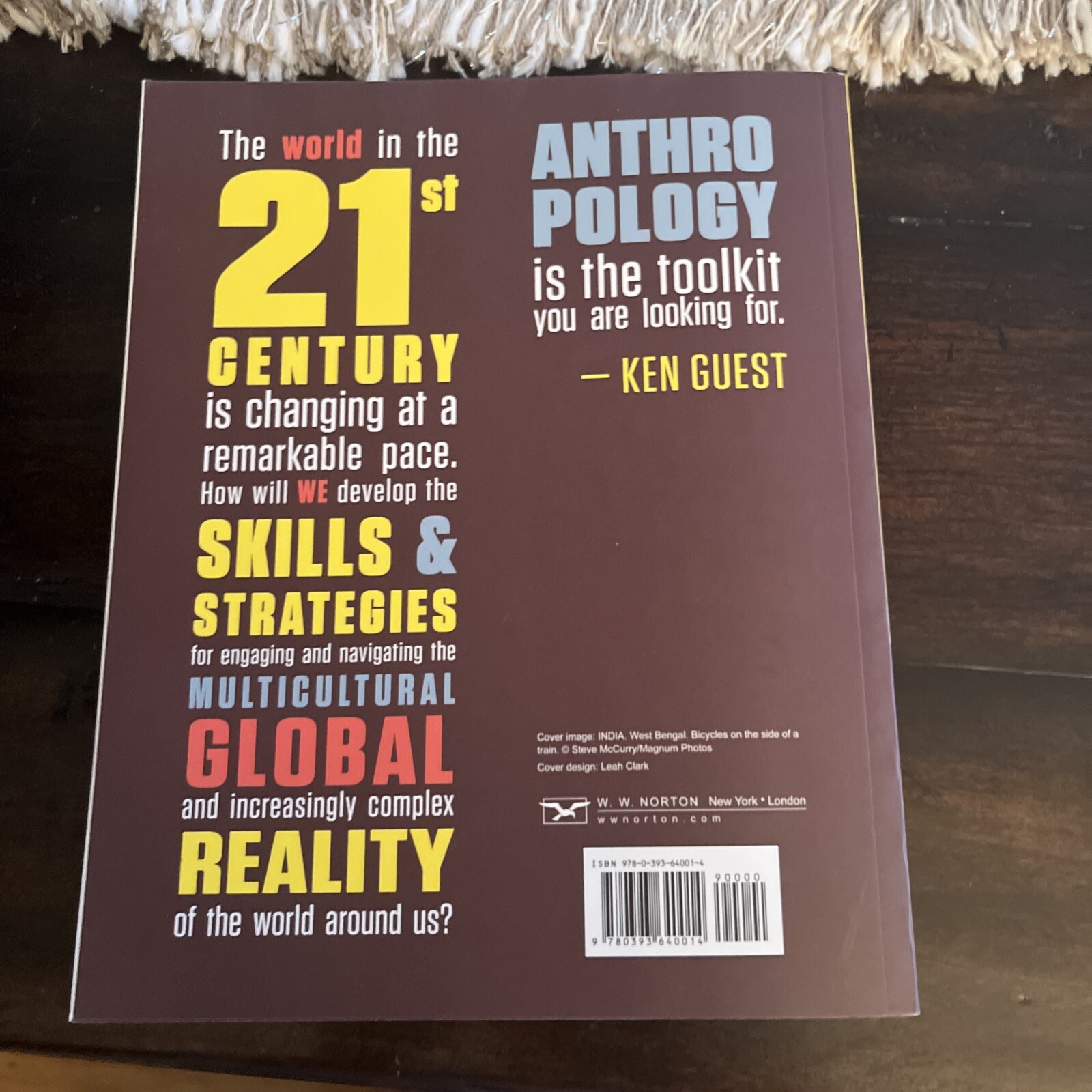 Cultural Anthropology : A Toolkit for a Global Age by Kenneth J. Guest (2016,…