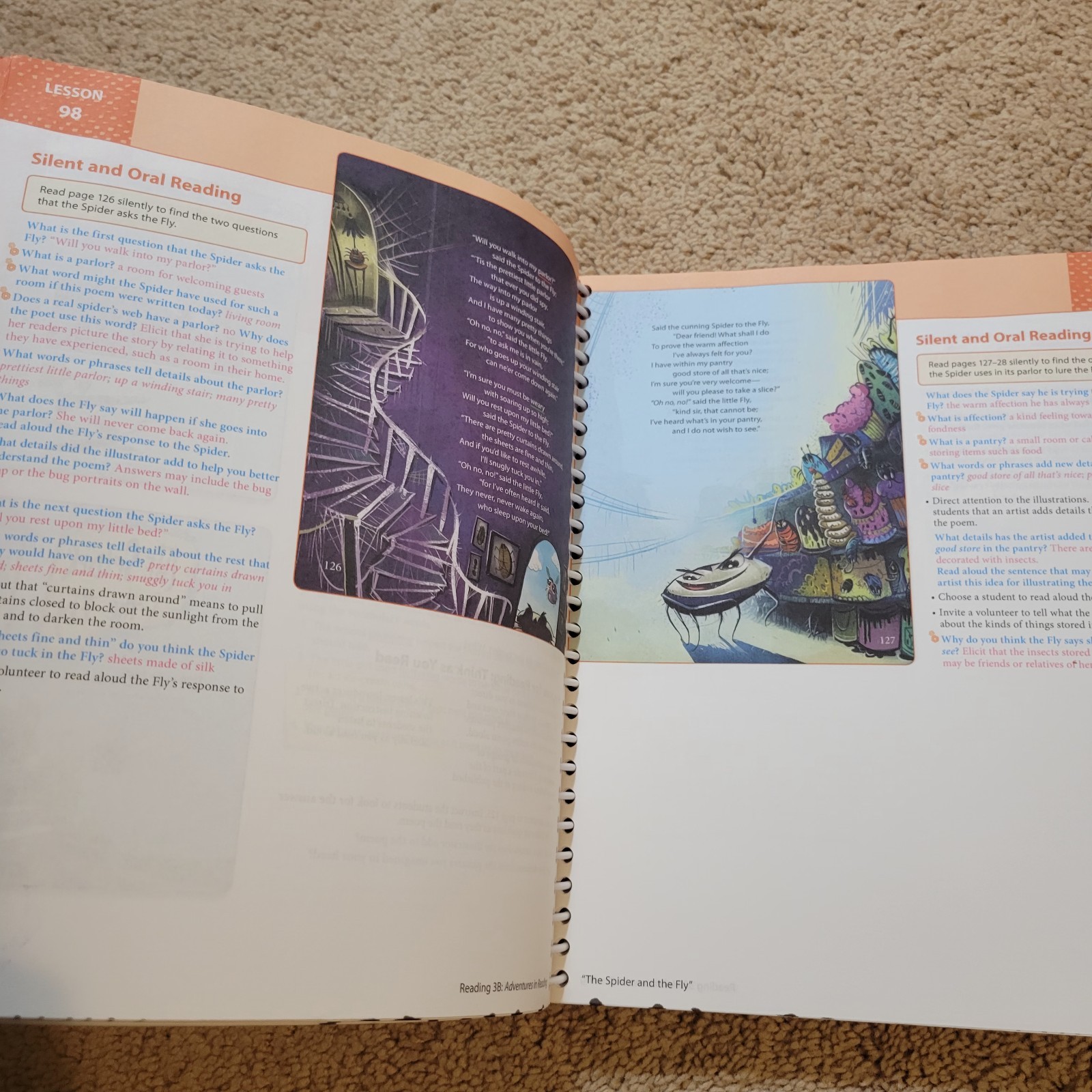 BJU Press 3rd Grade Adventures In Reading Teacher Answer Keys & Student Readers