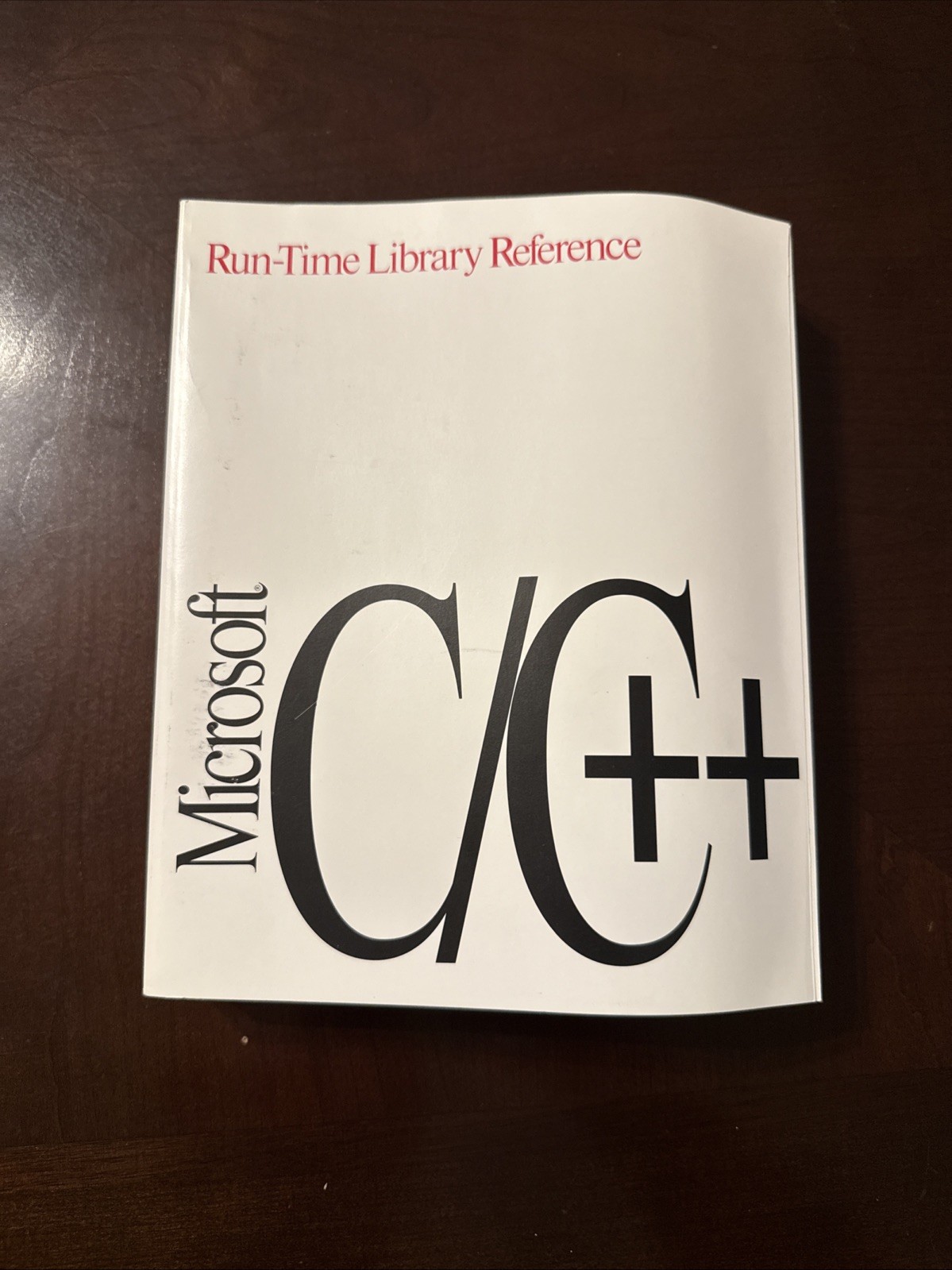 Microsoft Visual C++ 1.0 Environment Tools + Runtime + Index Errors Manuals