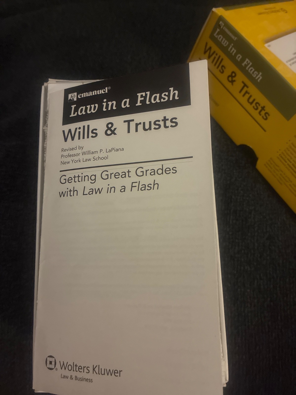 Emanuel Law in a Flash Ser.: Law in a Flash Cards : Wills and Trusts 2013 by…