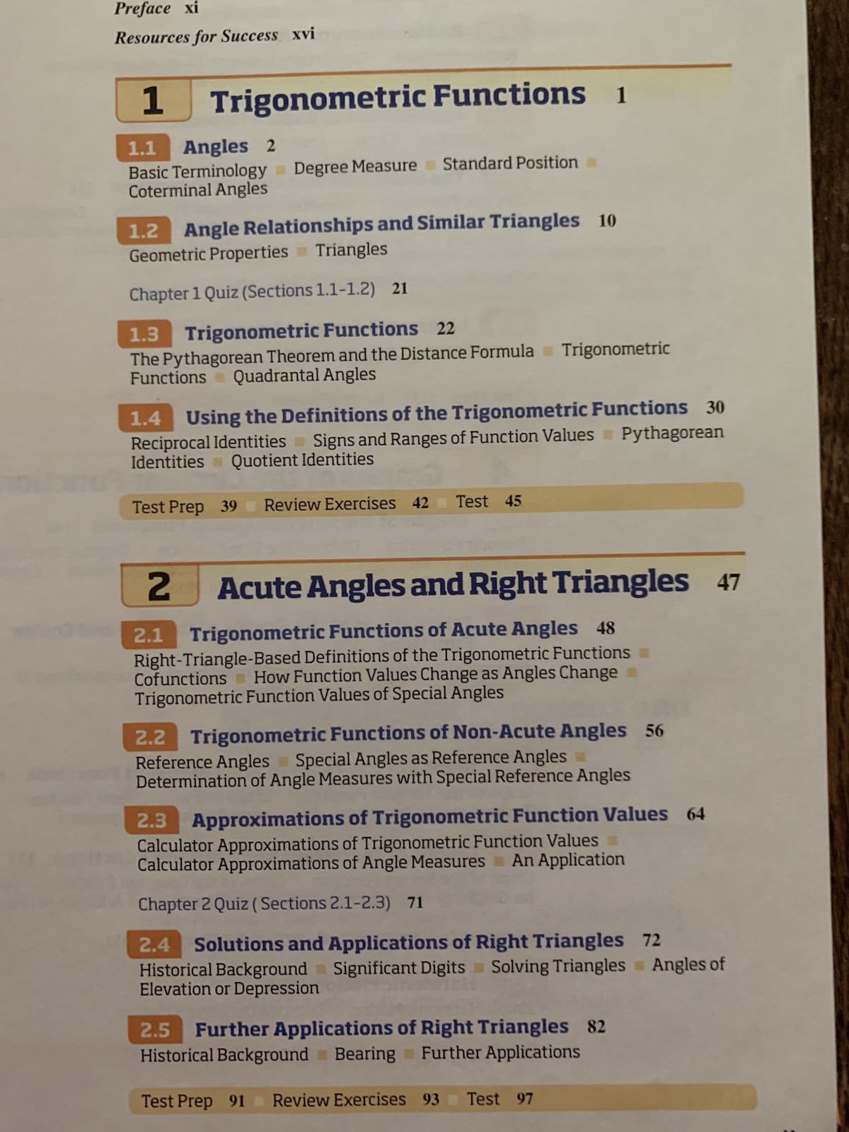 Trigonometry Book 11th Edition Lial 2017 Pearson Education 449 Pages Textbook