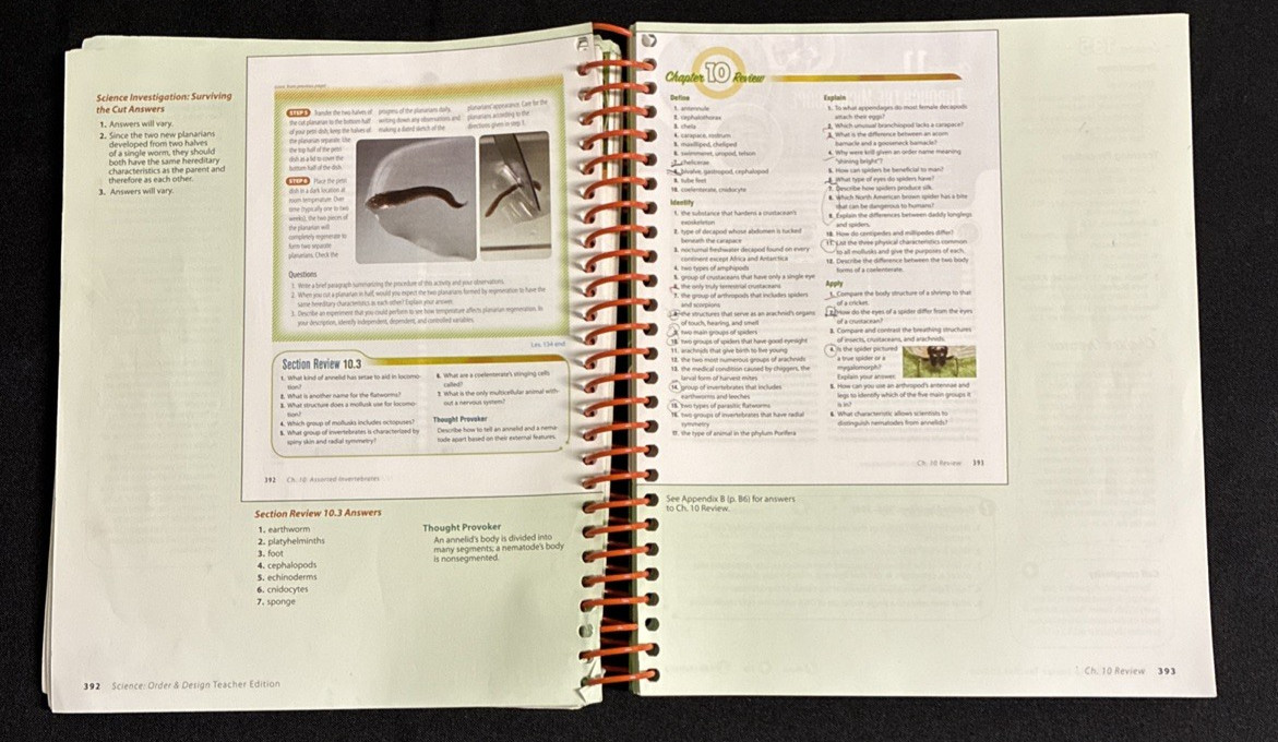 Abeka Science: Order and Design Teacher Edition Volumes 1 and 2 – Second Edition