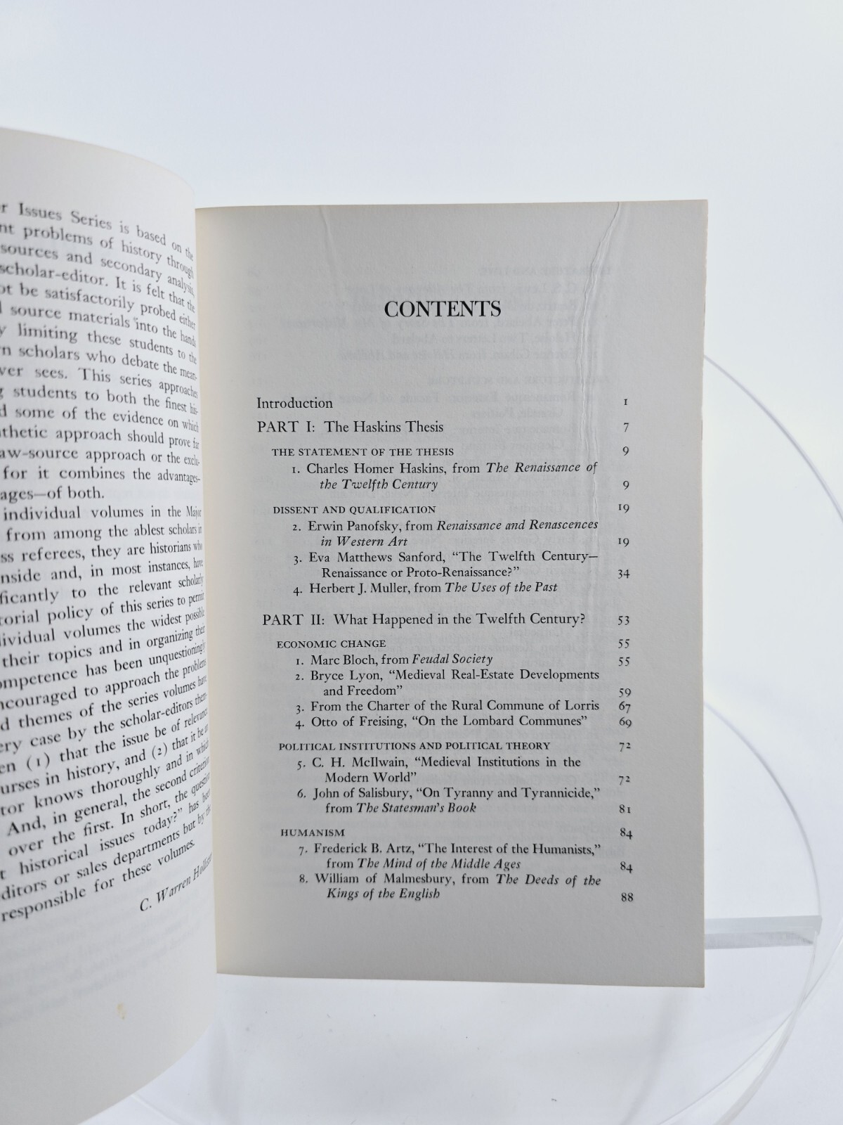 The 12th Century Renaissance C Warren Hollister John Wiley Pub 1969 Paperback