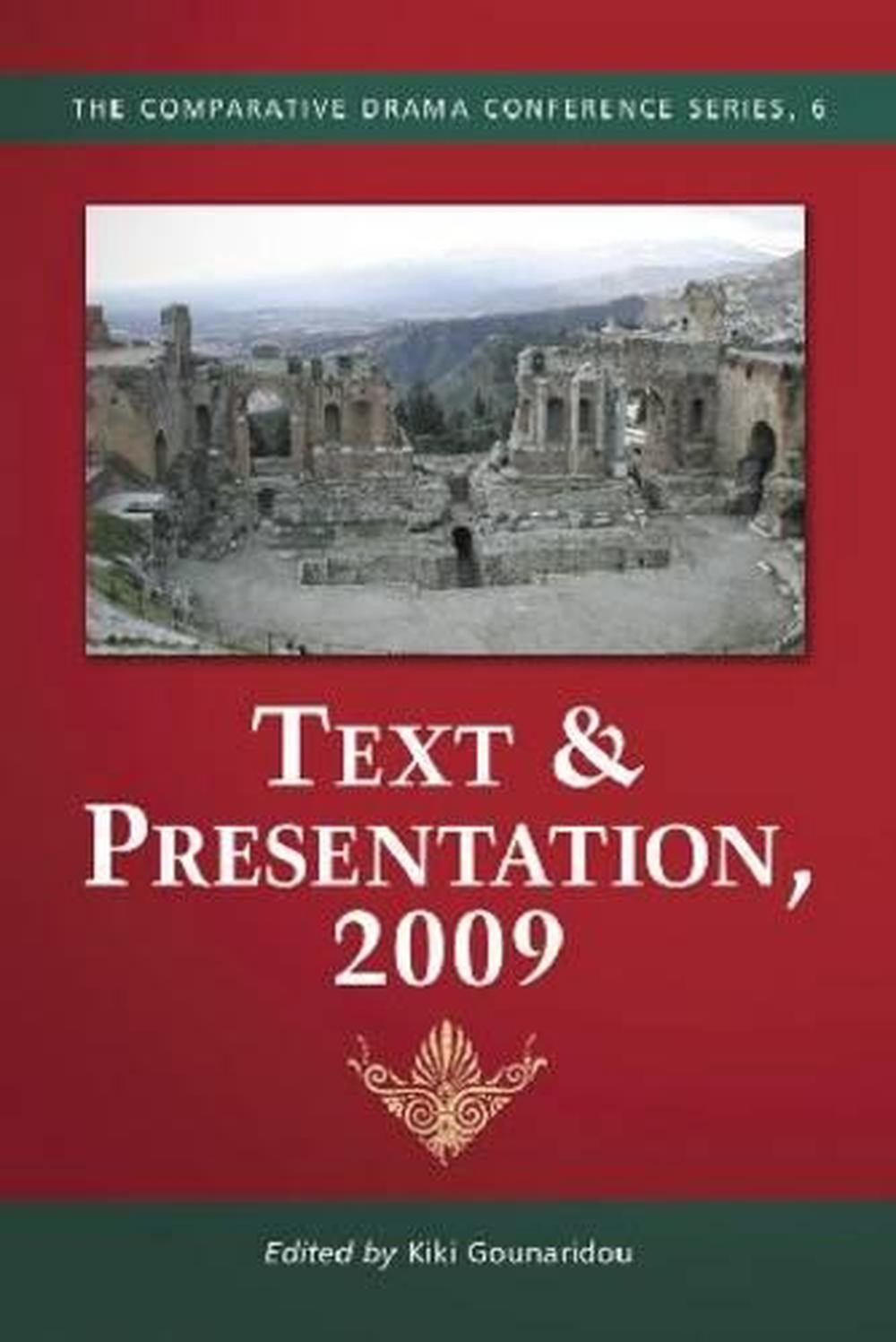 Text & Presentation, 2009 by Kiki Gounaridou (English) Paperback Book