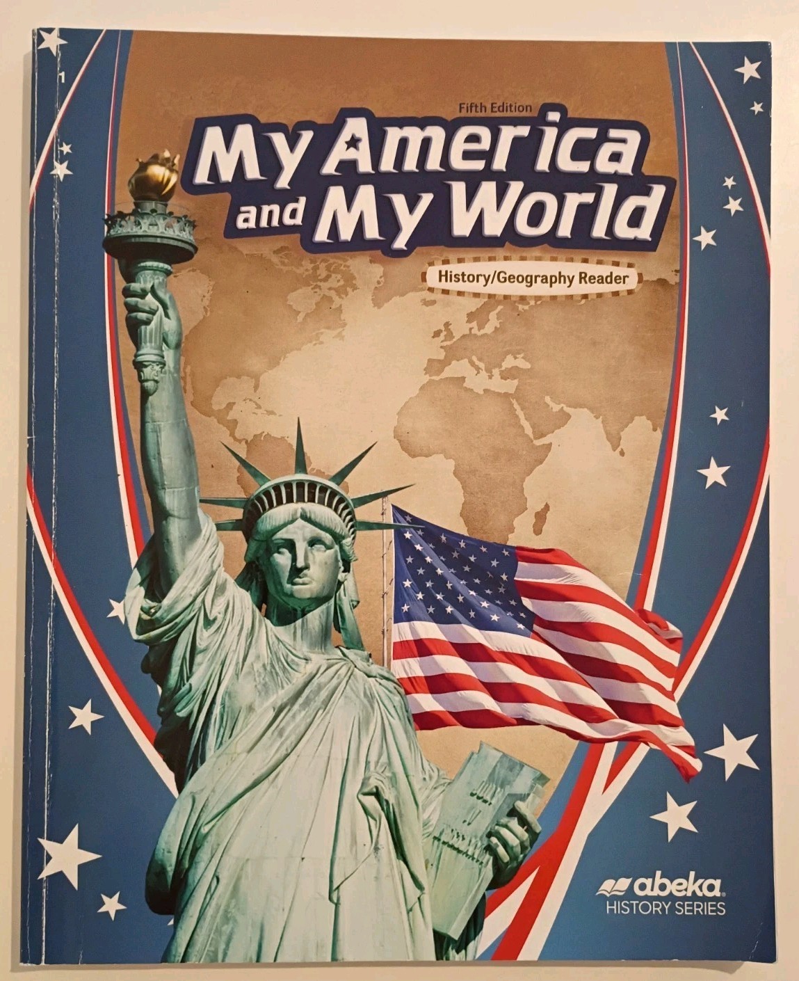 A Beka My America And My World Reader Homeschool History Curriculum Book 5th Ed.