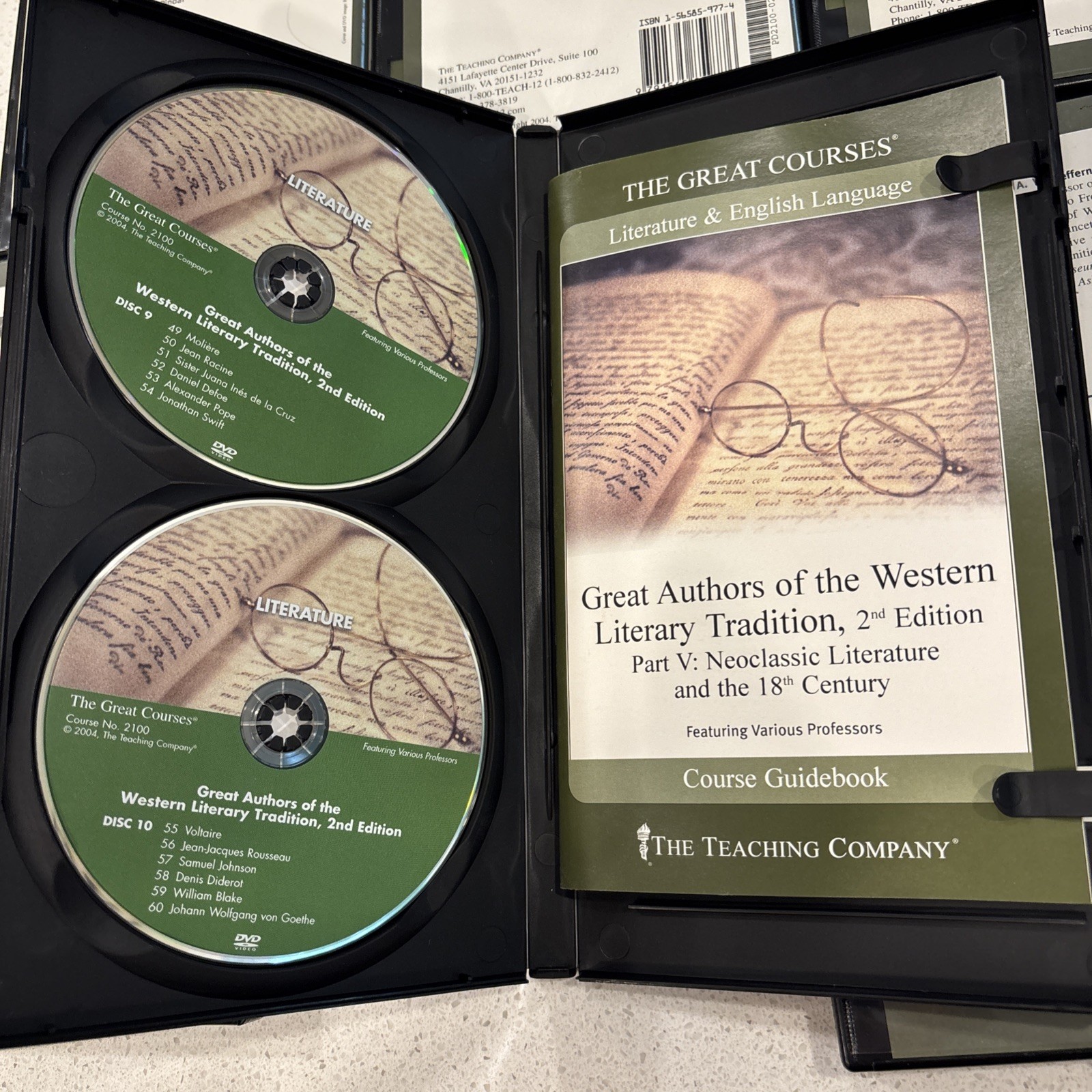 The Great Courses Literature And English Language DVD Parts 1-7 The Teaching Co.