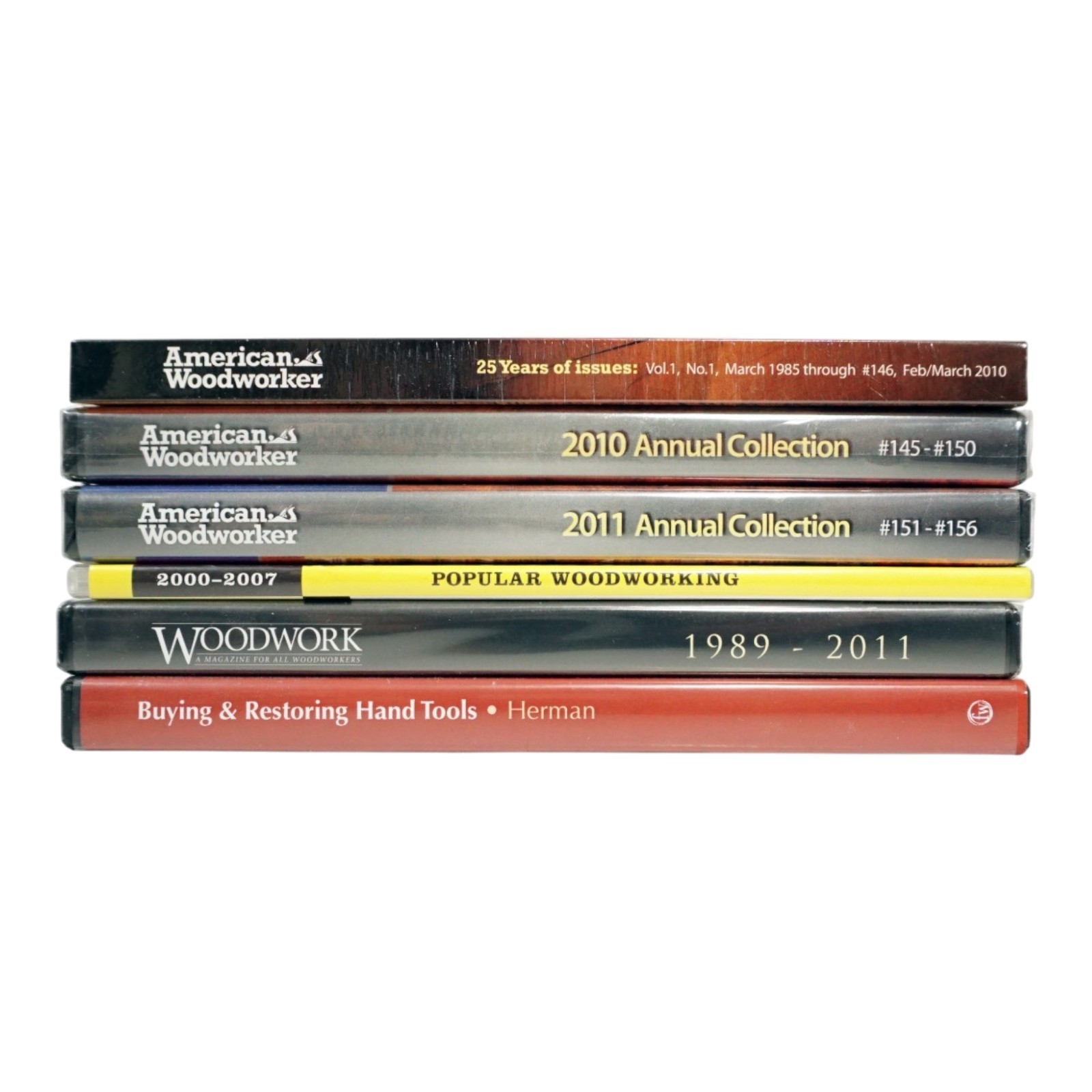 Woodworking Magazine Archive CD-ROM & DVD Lot American Woodworker Hand Tools