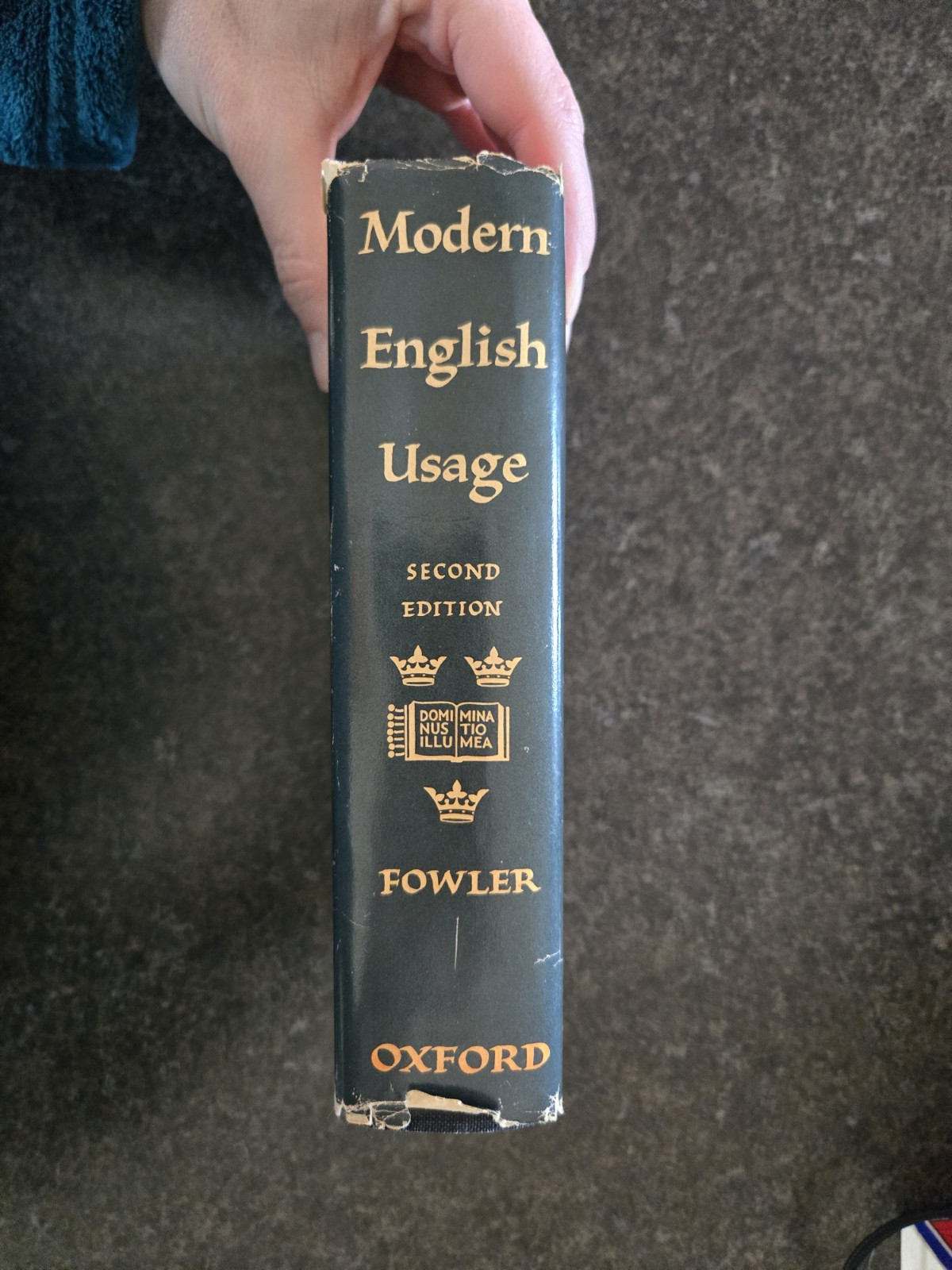 A Dictionary of Modern English Usage by Fowler, H. W., hardcover, VG W Dj 2nd Ed