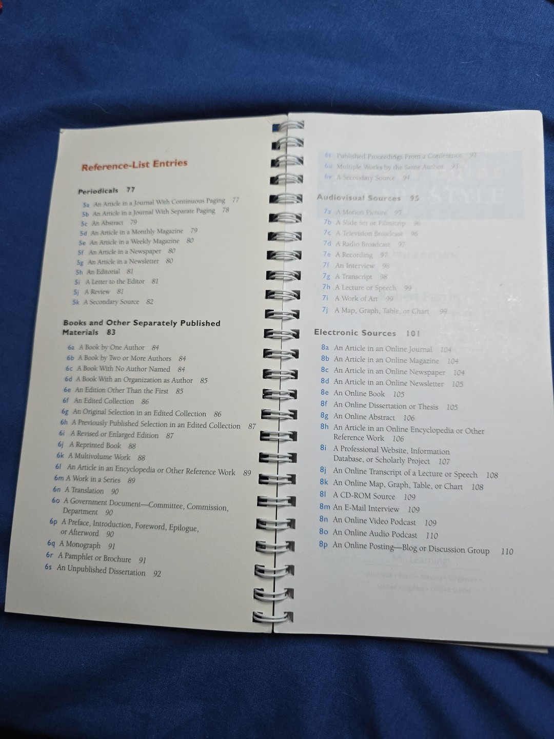 Pocket Guide to APA Style by Robert Perrin (2014, Trade Paperback)