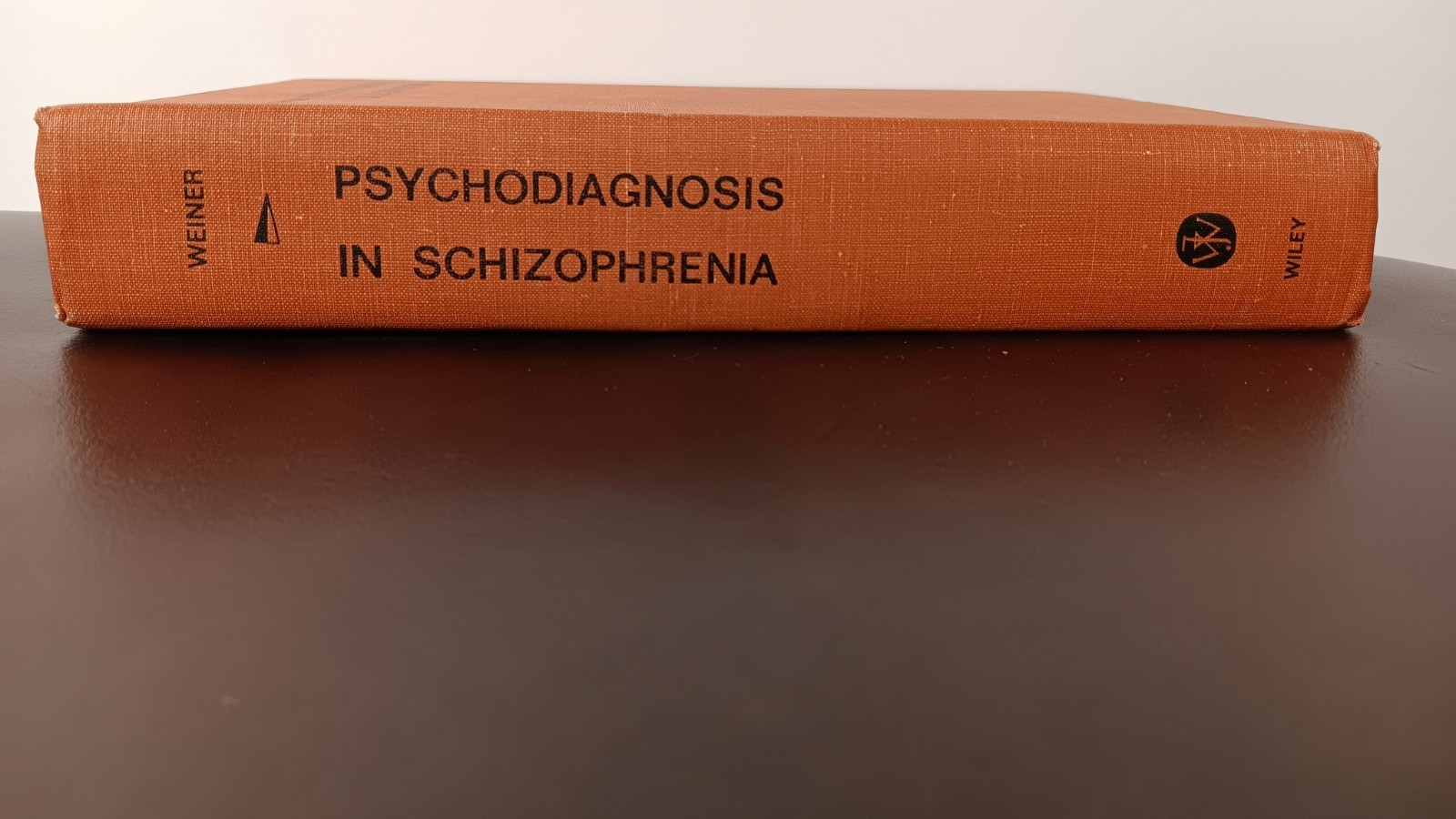 Psychodiagnosis in Schizophrenia by Irving B. Weiner-H/C 1966