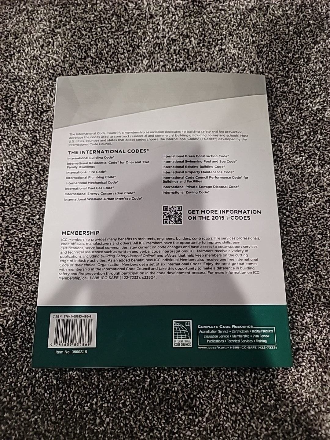 2015 International Energy Conservation Code by International Code Council (2014,