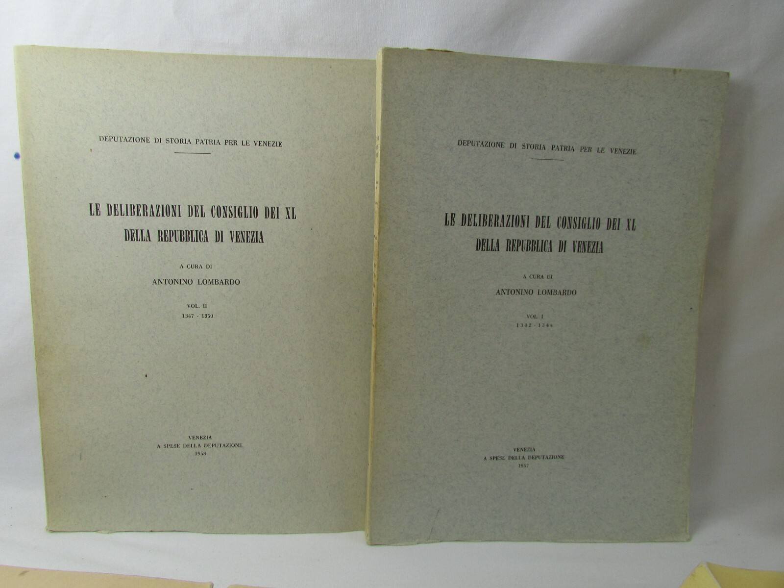 Lot Of 15 Vintage Books From SOURCES FOR THE HISTORY OF VENICE Rare 1957-1980
