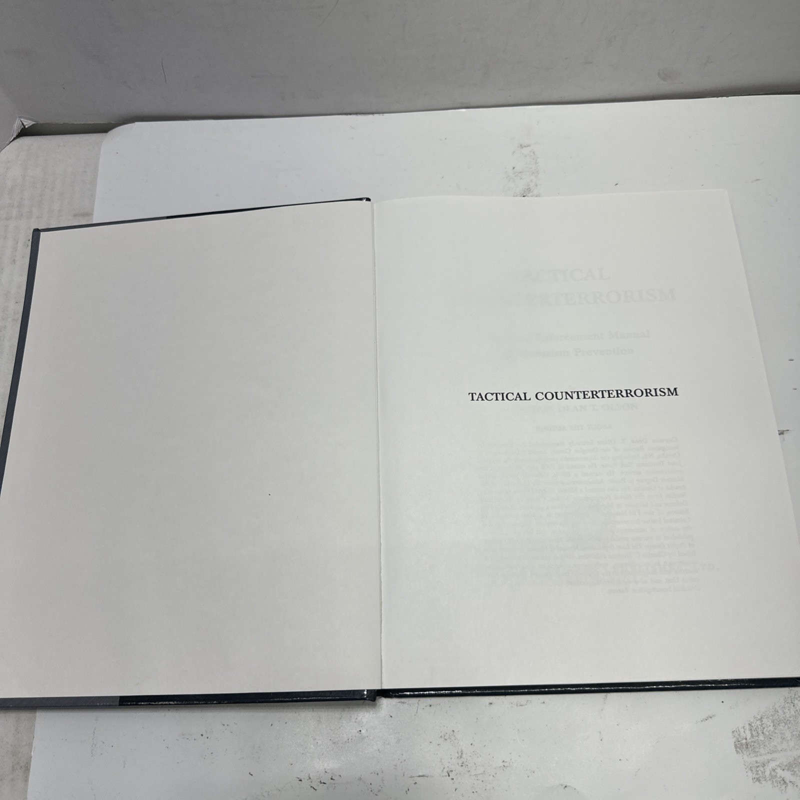 Tactical Counterterrorism: The Law Enforcement Manual of Terrorism Prevention