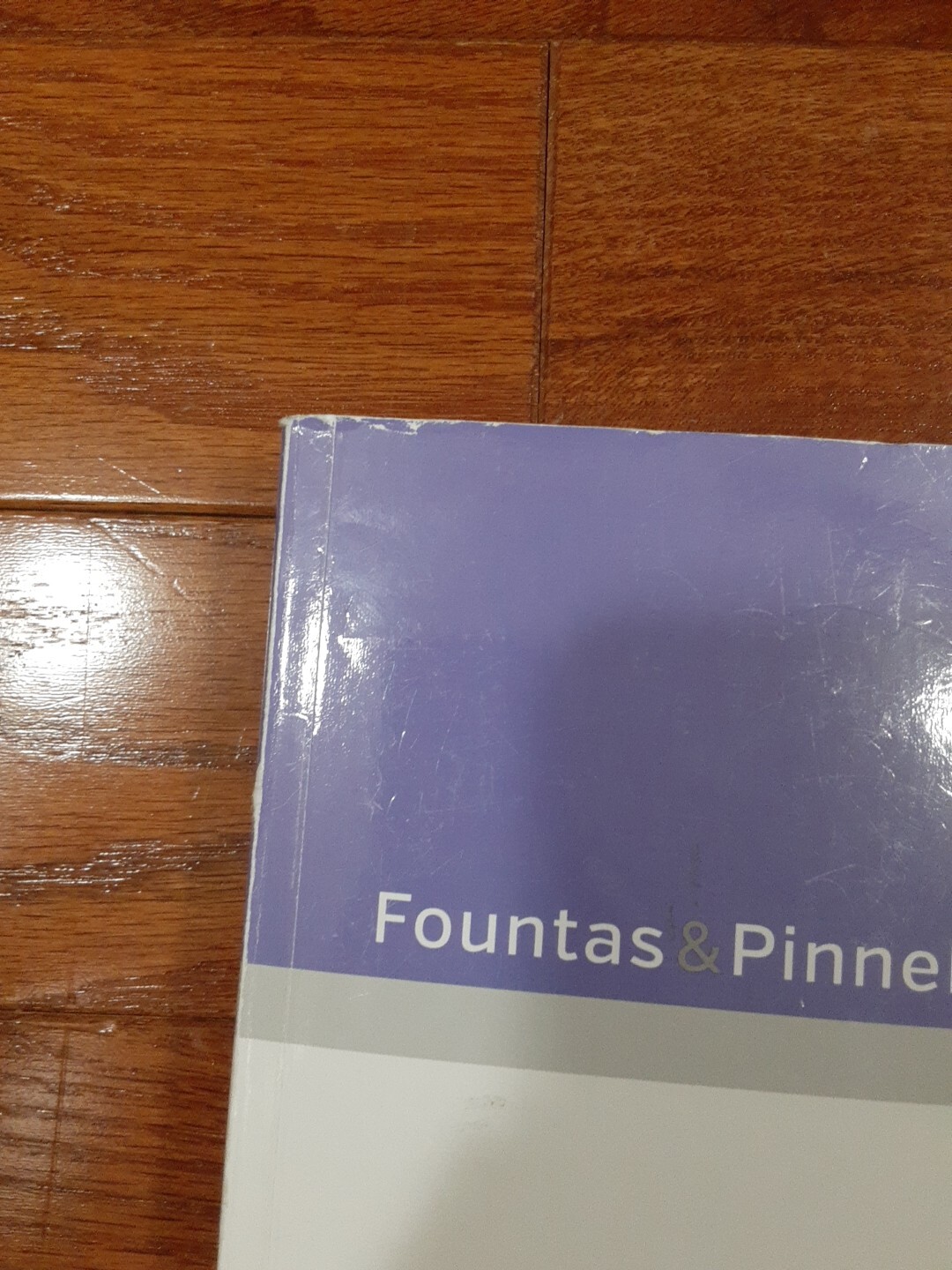 Fountas & Pinnell Phonics,Spelling, And Word Study Lessons Grade K GOOD